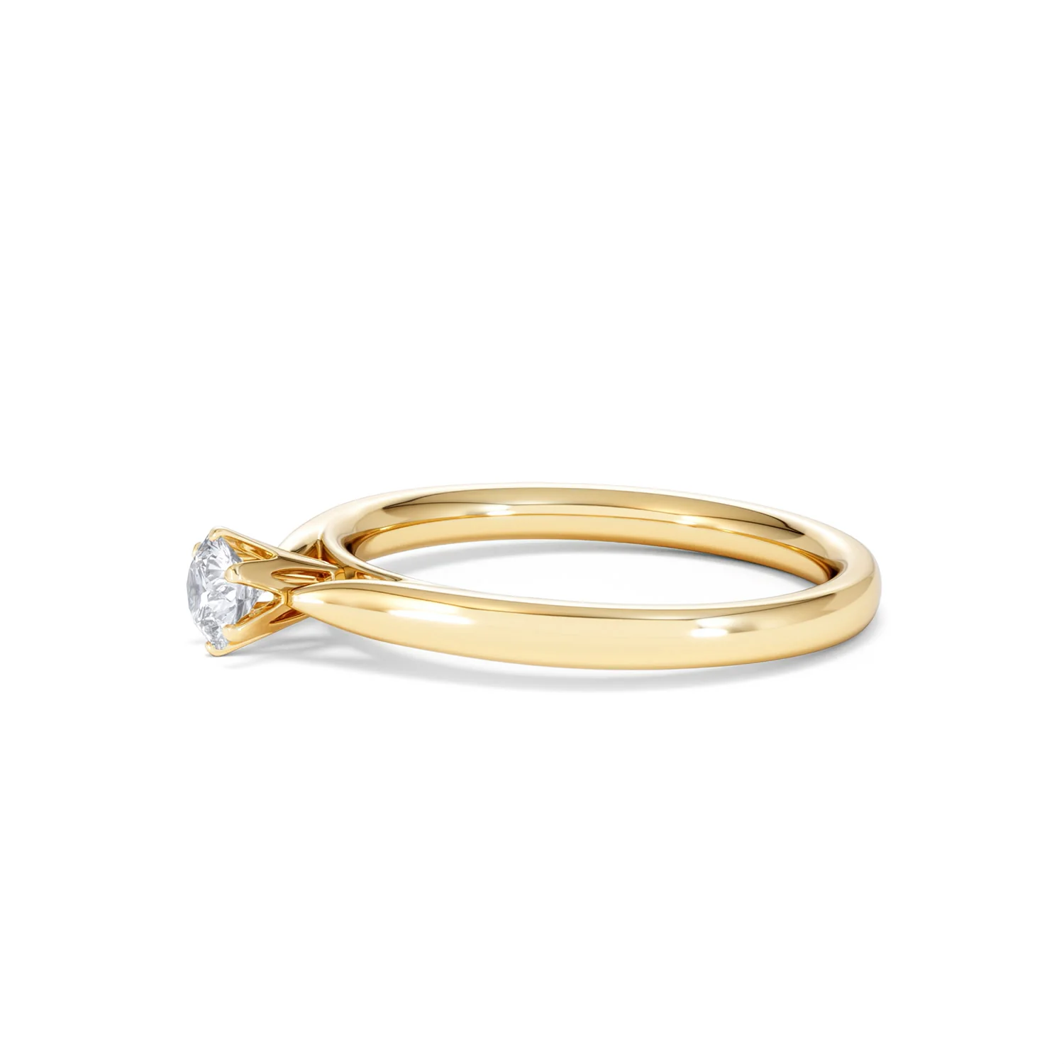 Certified High Set Chloe 18K Gold Diamond Engagement Ring 0.25CT - Image 73