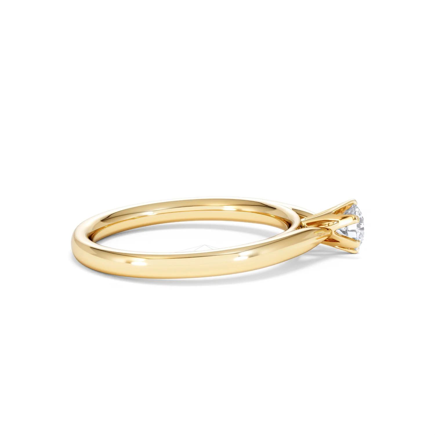 Certified High Set Chloe 18K Gold Diamond Engagement Ring 0.33CT-G/VS - Image 28