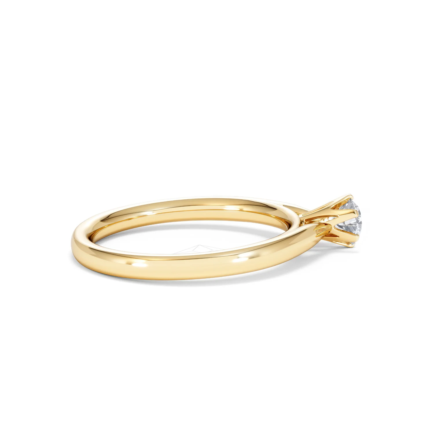 Certified High Set Chloe 18K Gold Diamond Engagement Ring 0.33CT-G/VS - Image 30