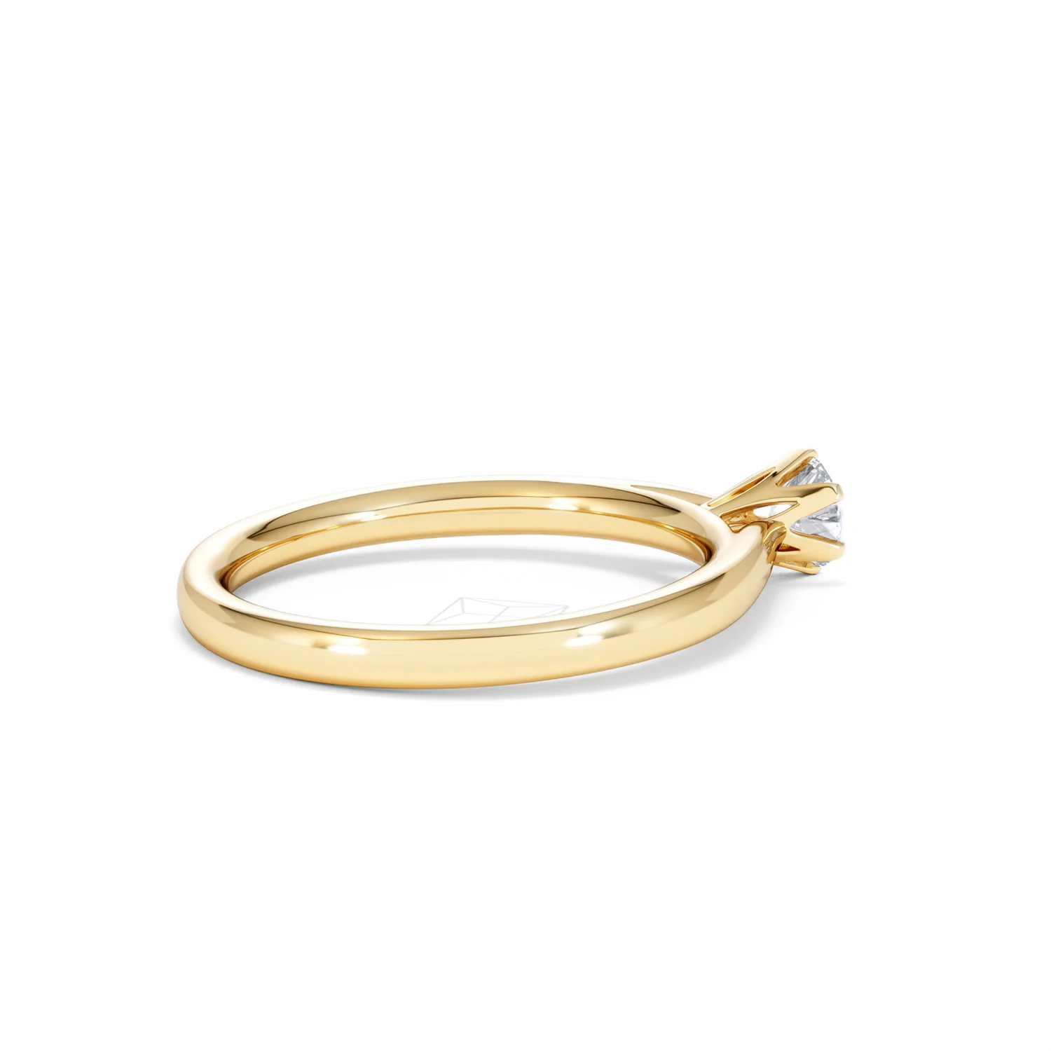 Certified High Set Chloe 18K Gold Diamond Engagement Ring 0.33CT-G/VS - Image 34