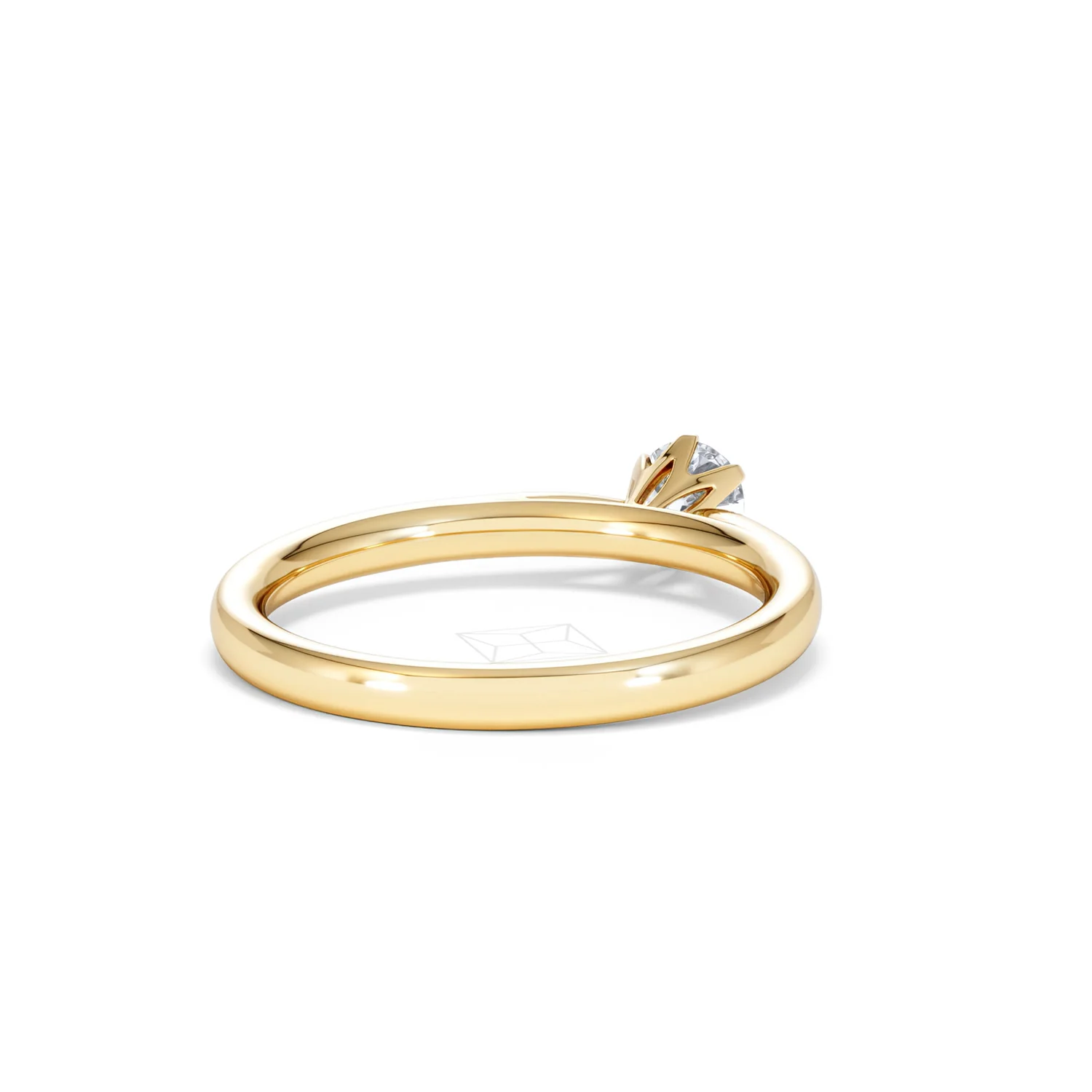 Certified High Set Chloe 18K Gold Diamond Engagement Ring 0.33CT-G/VS - Image 42