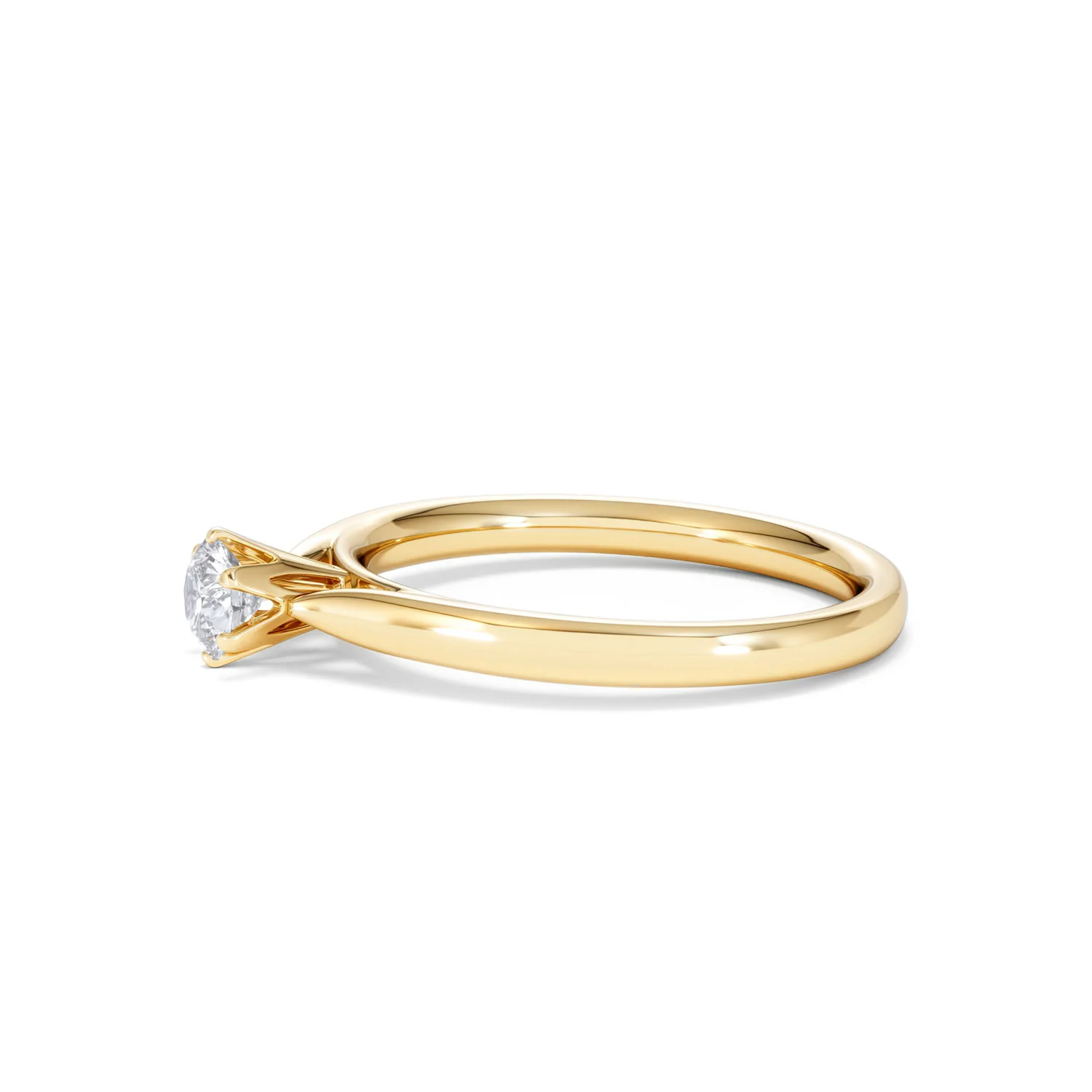 Certified High Set Chloe 18K Gold Diamond Engagement Ring 0.33CT-G/VS - Image 72