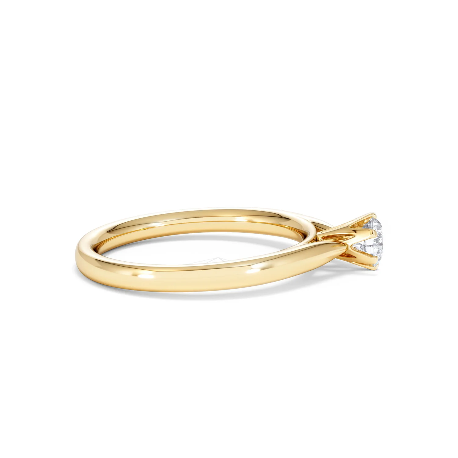 Certified High Set Chloe 18K Gold Diamond Engagement Ring 0.33CT - Image 27