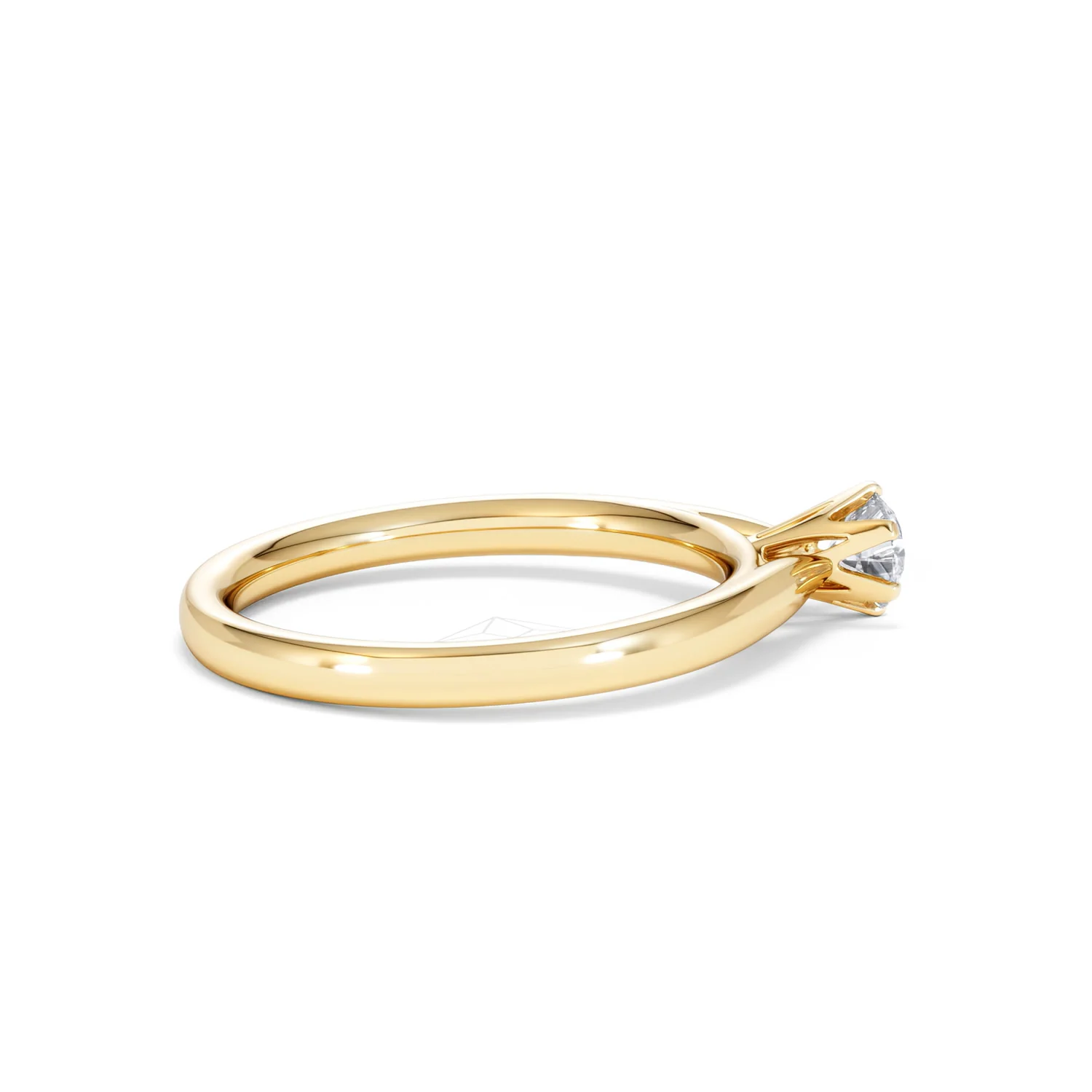 Certified High Set Chloe 18K Gold Diamond Engagement Ring 0.33CT - Image 31