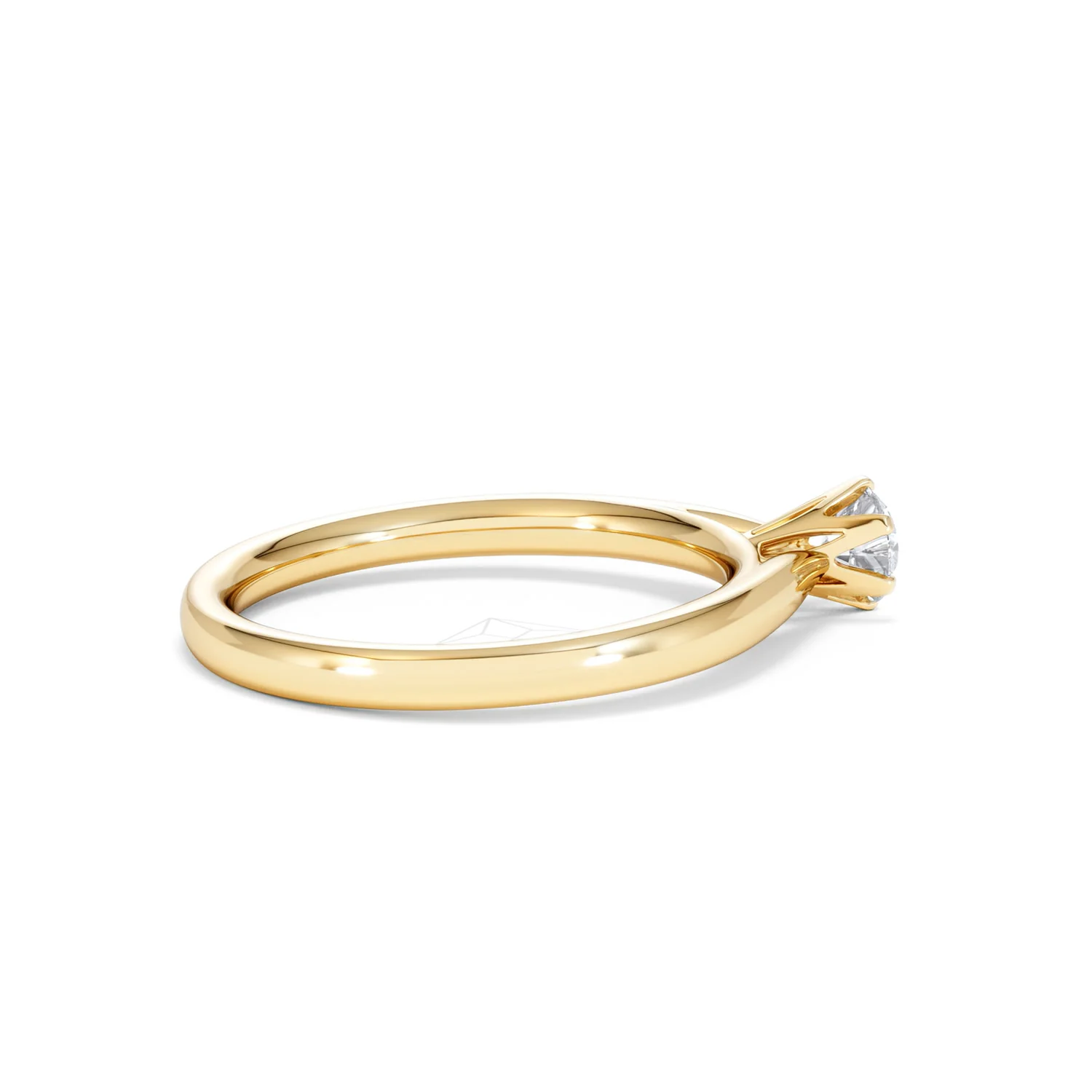 Certified High Set Chloe 18K Gold Diamond Engagement Ring 0.33CT - Image 32