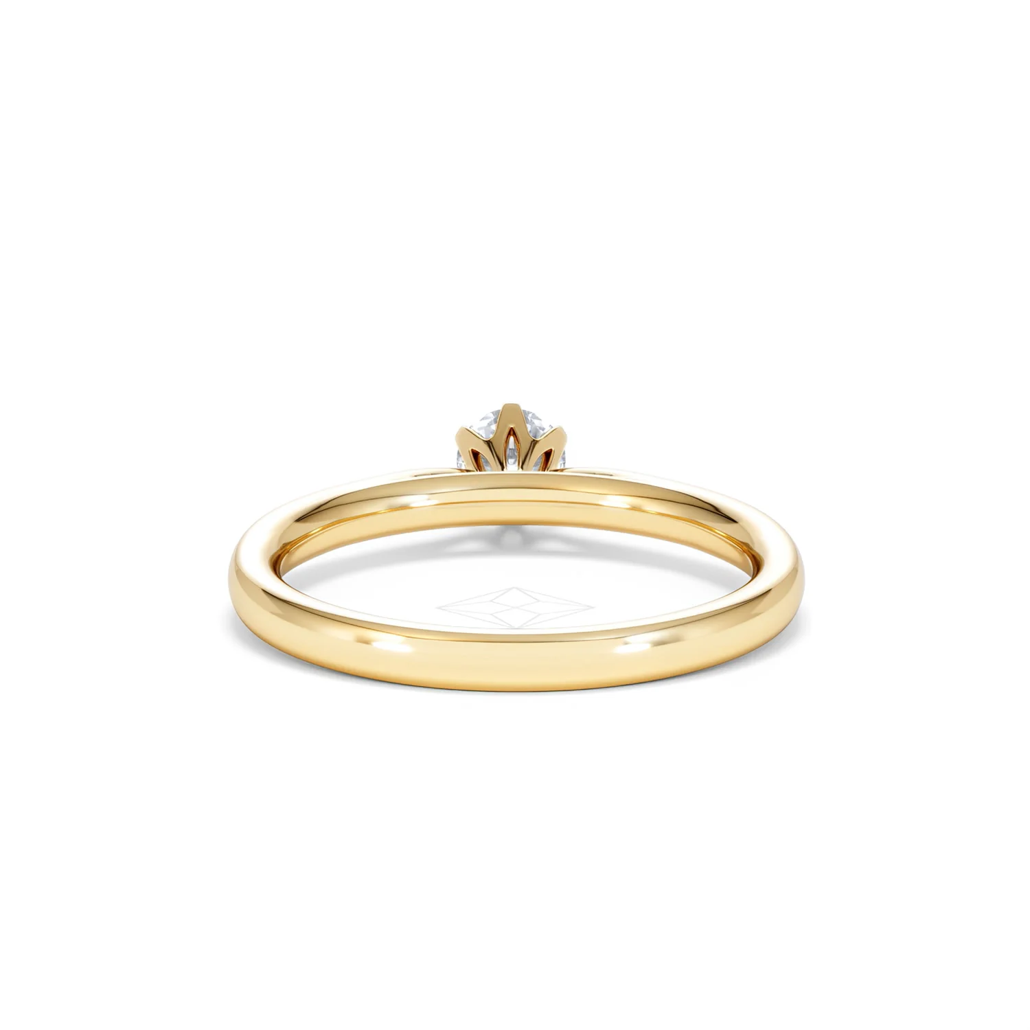 Certified High Set Chloe 18K Gold Diamond Engagement Ring 0.33CT - Image 48