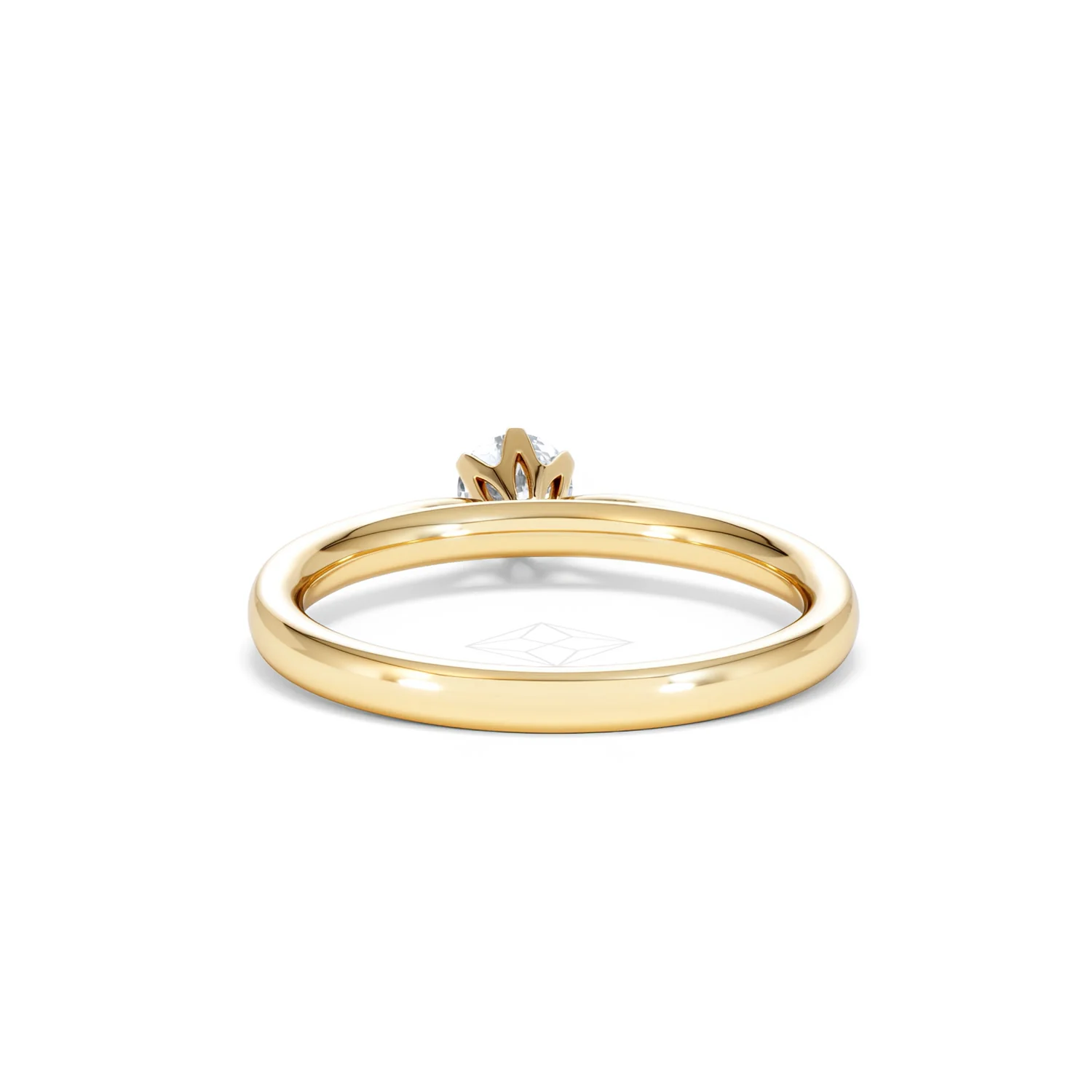 Certified High Set Chloe 18K Gold Diamond Engagement Ring 0.33CT - Image 49