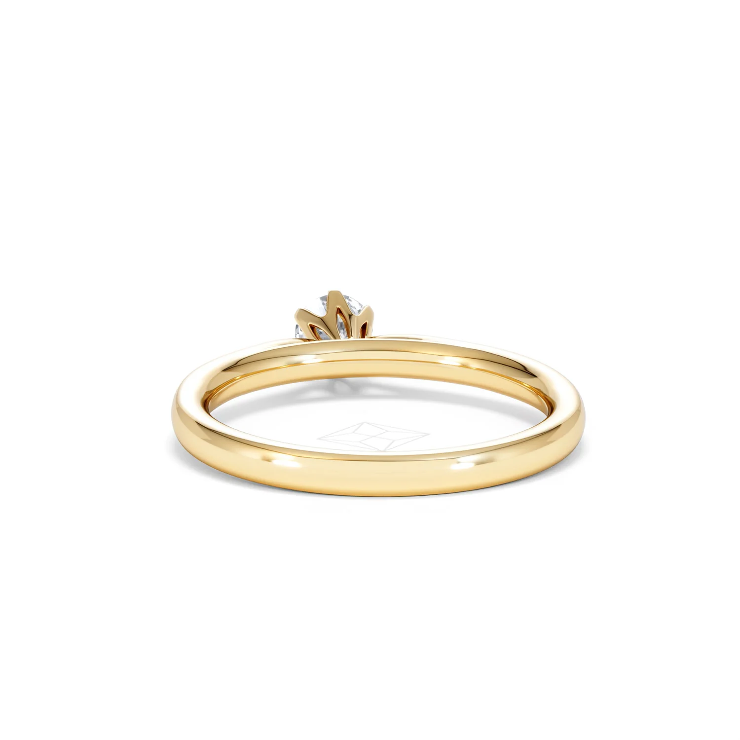 Certified High Set Chloe 18K Gold Diamond Engagement Ring 0.33CT - Image 50