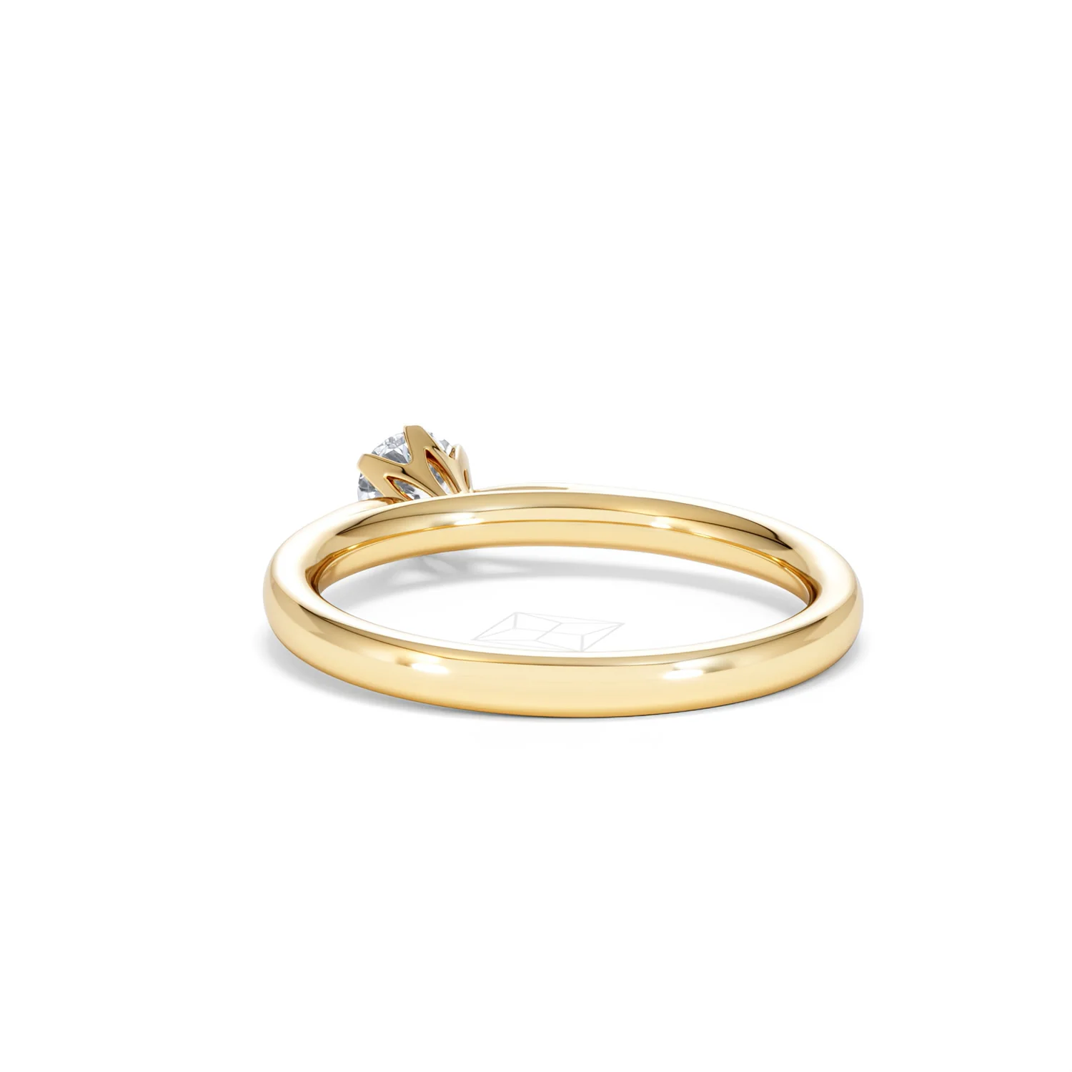 Certified High Set Chloe 18K Gold Diamond Engagement Ring 0.33CT - Image 53