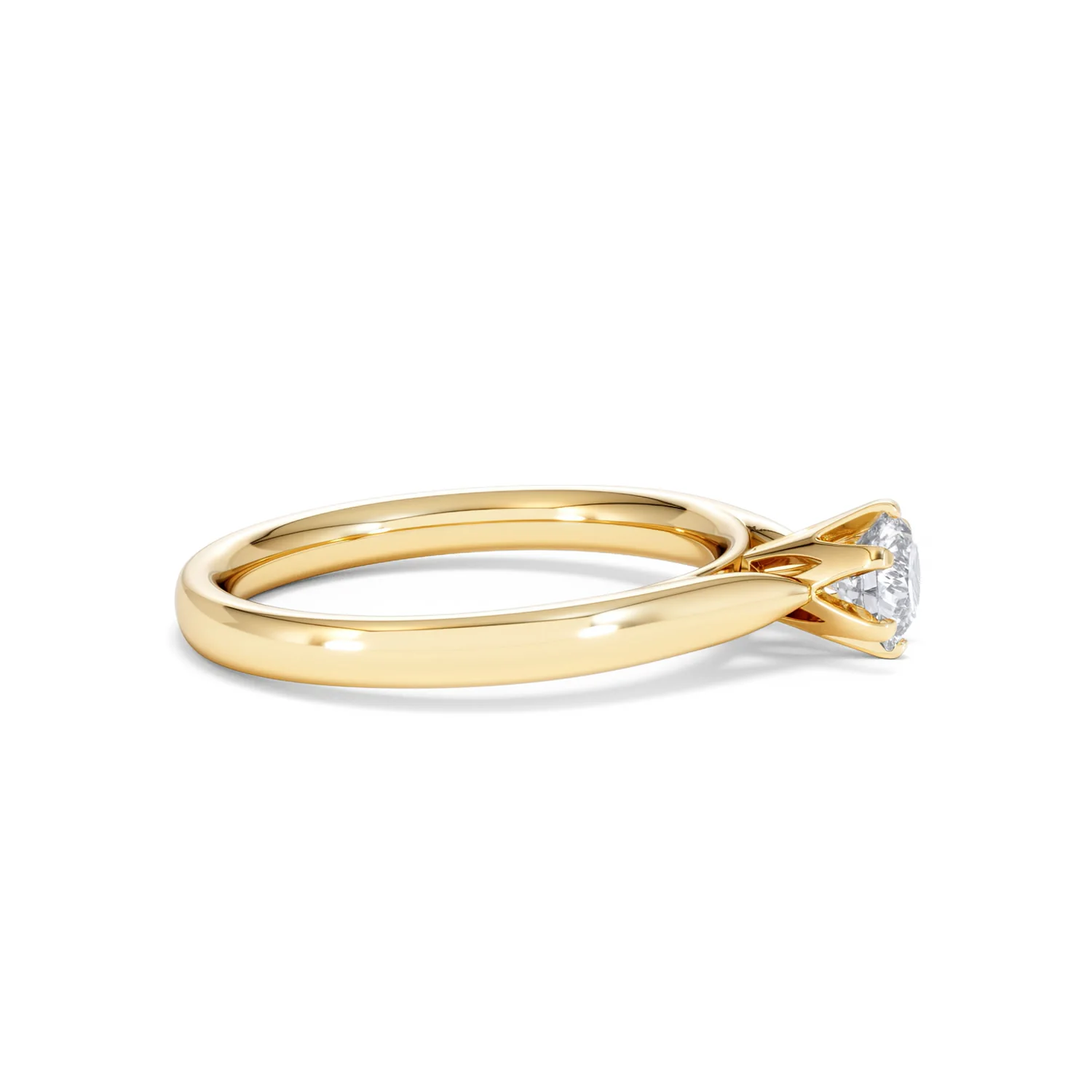 Certified High Set Chloe 18K Gold Diamond Engagement Ring 0.50CT - Image 25