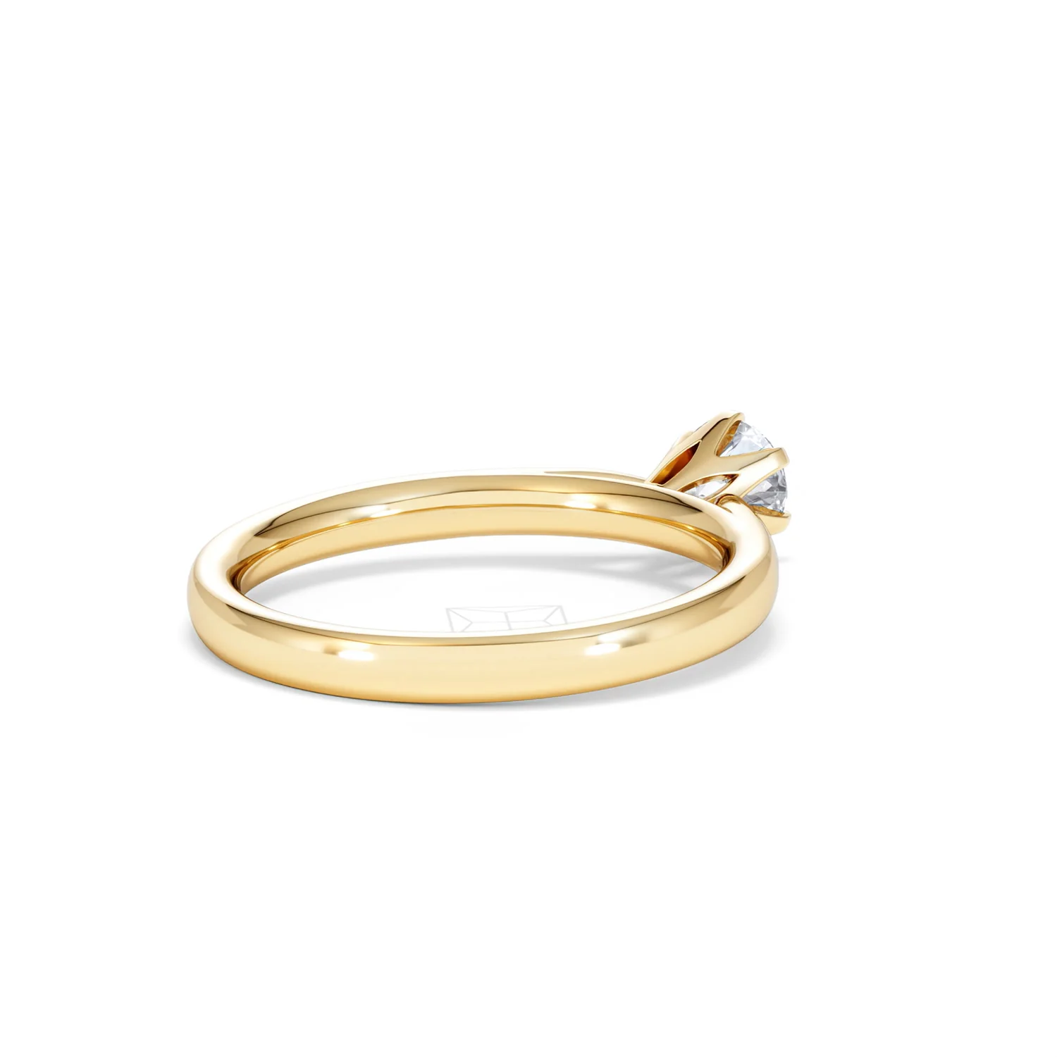 Certified High Set Chloe 18K Gold Diamond Engagement Ring 0.50CT - Image 39