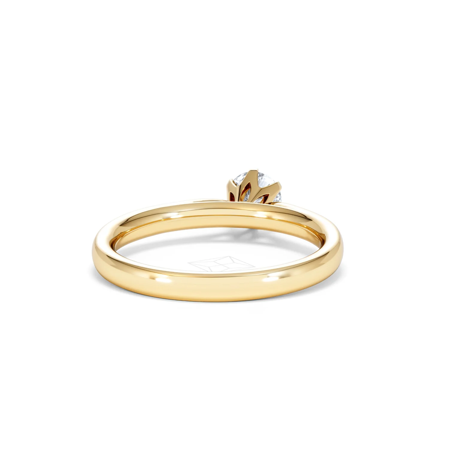 Certified High Set Chloe 18K Gold Diamond Engagement Ring 0.50CT - Image 45
