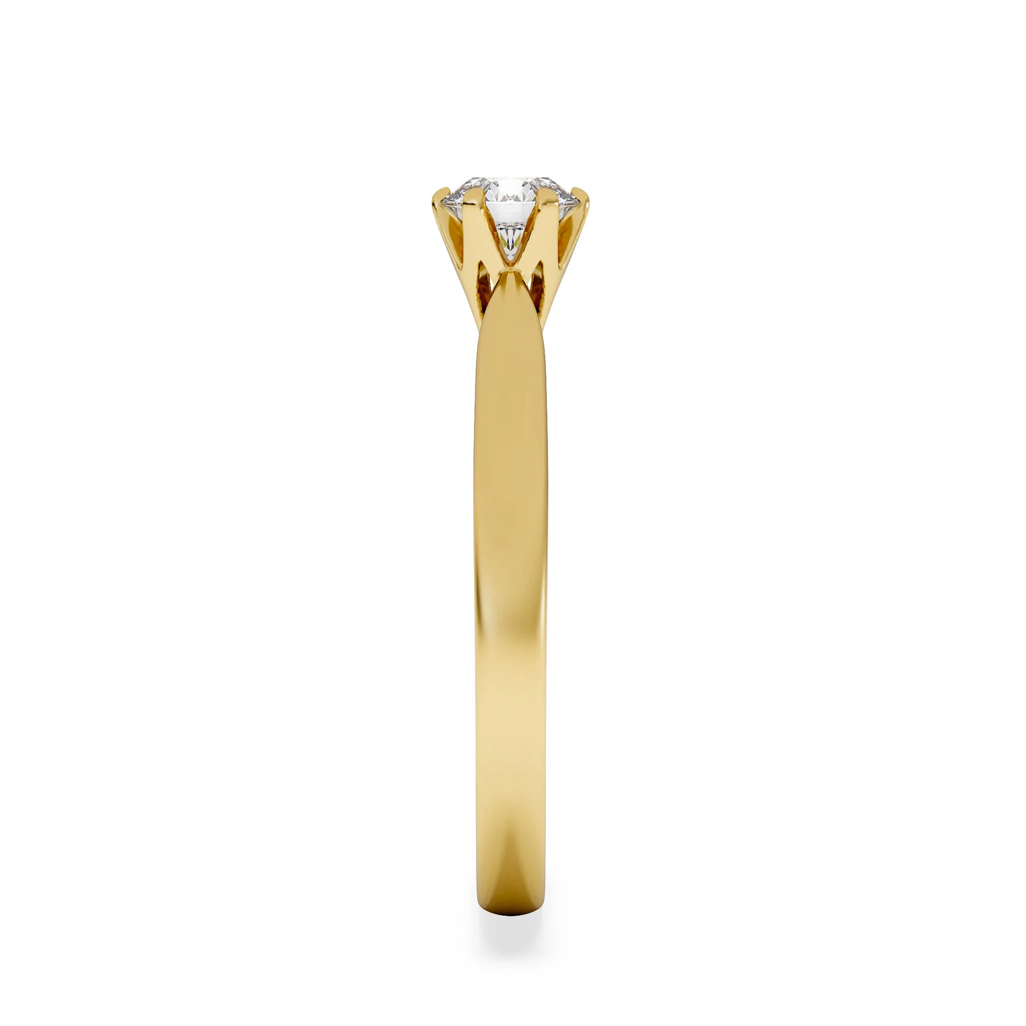 Certified High Set Chloe 18K Gold Diamond Engagement Ring 0.50CT - Image 5