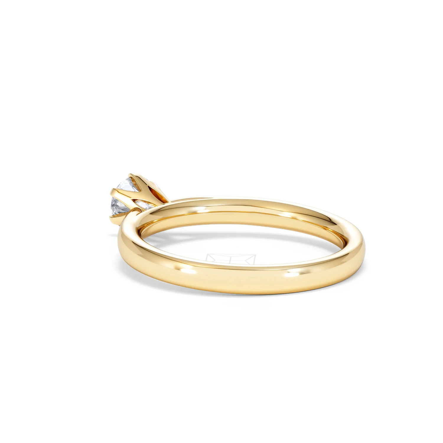 Certified High Set Chloe 18K Gold Diamond Engagement Ring 0.50CT - Image 57
