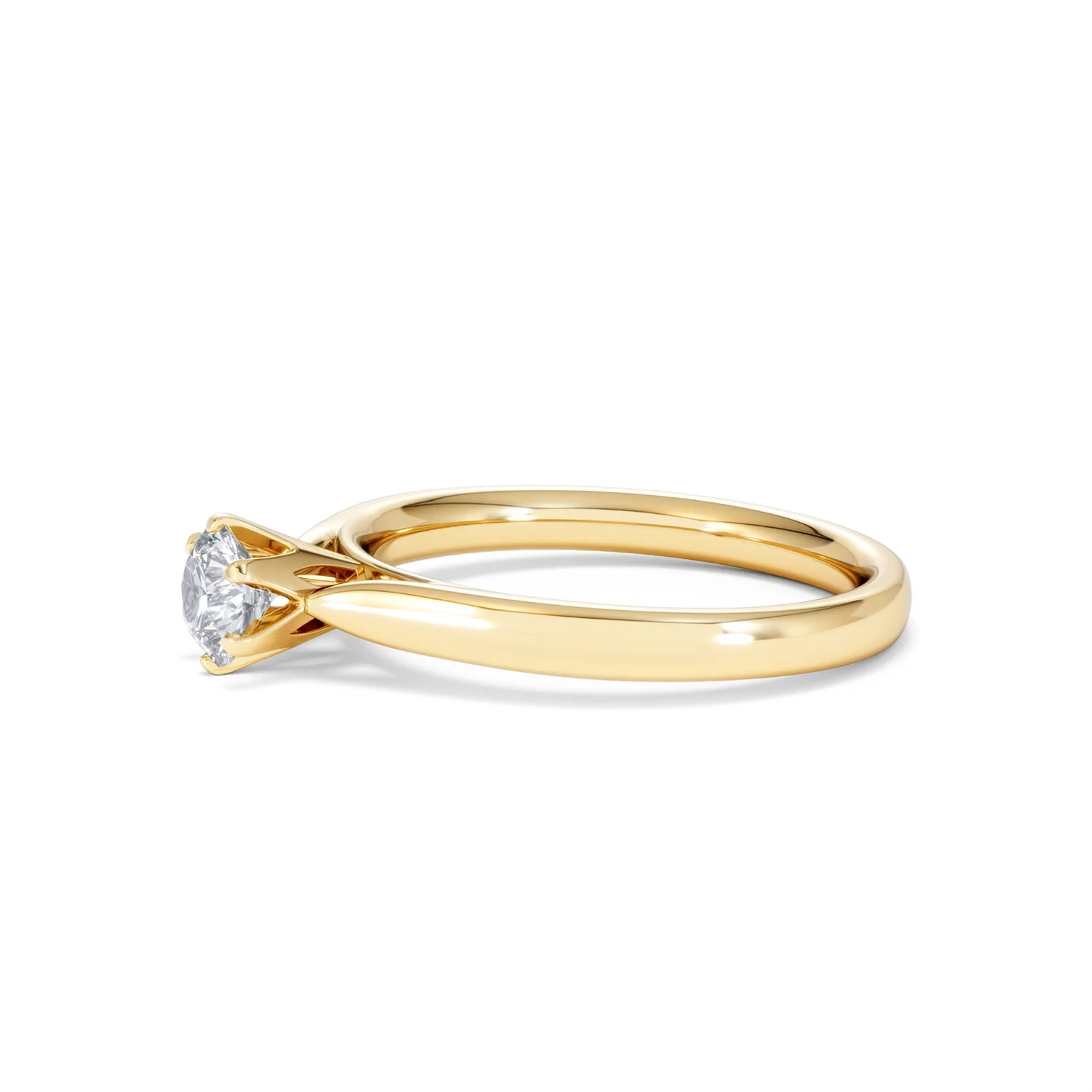 Certified High Set Chloe 18K Gold Diamond Engagement Ring 0.50CT - Image 73
