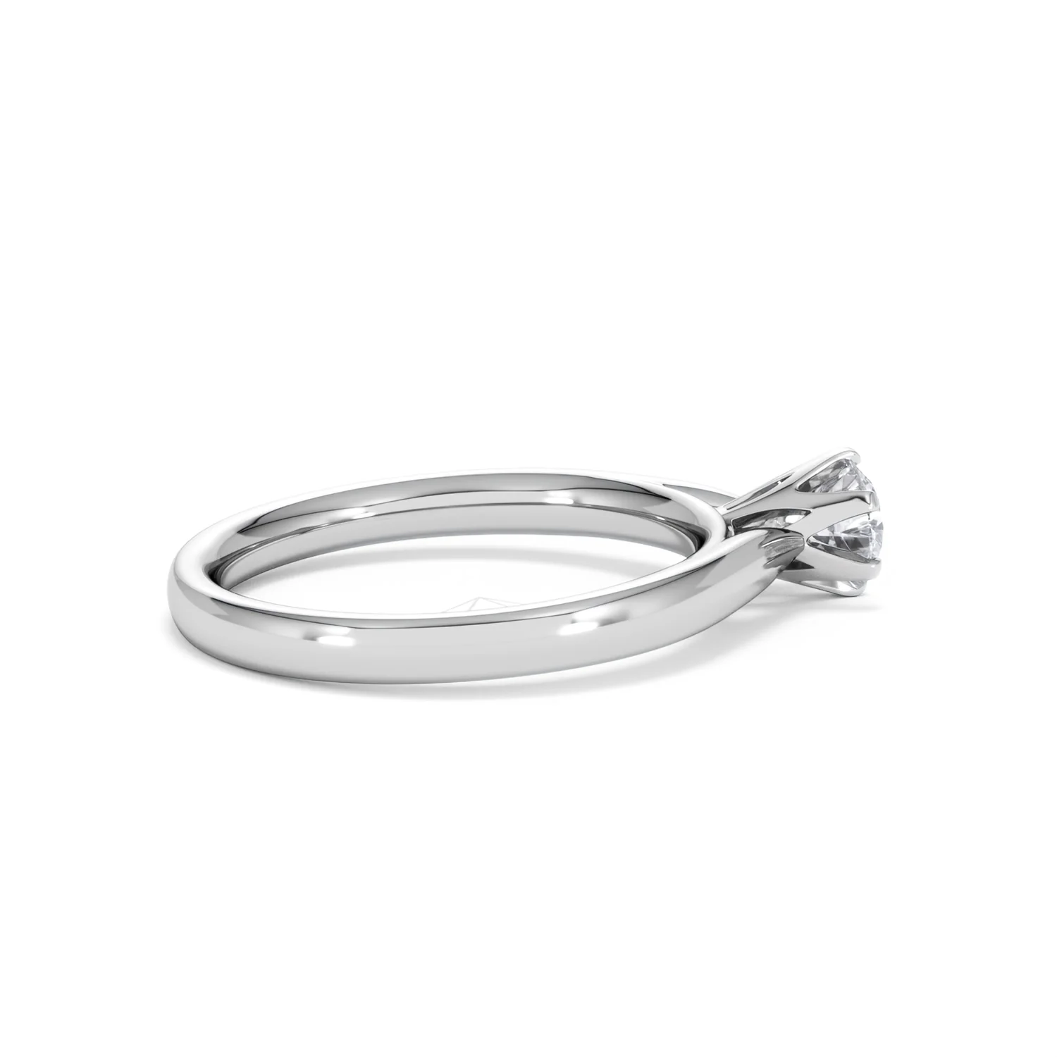Certified High Set Chloe 18K White Gold Diamond Engagement Ring 0.50CT - Image 31