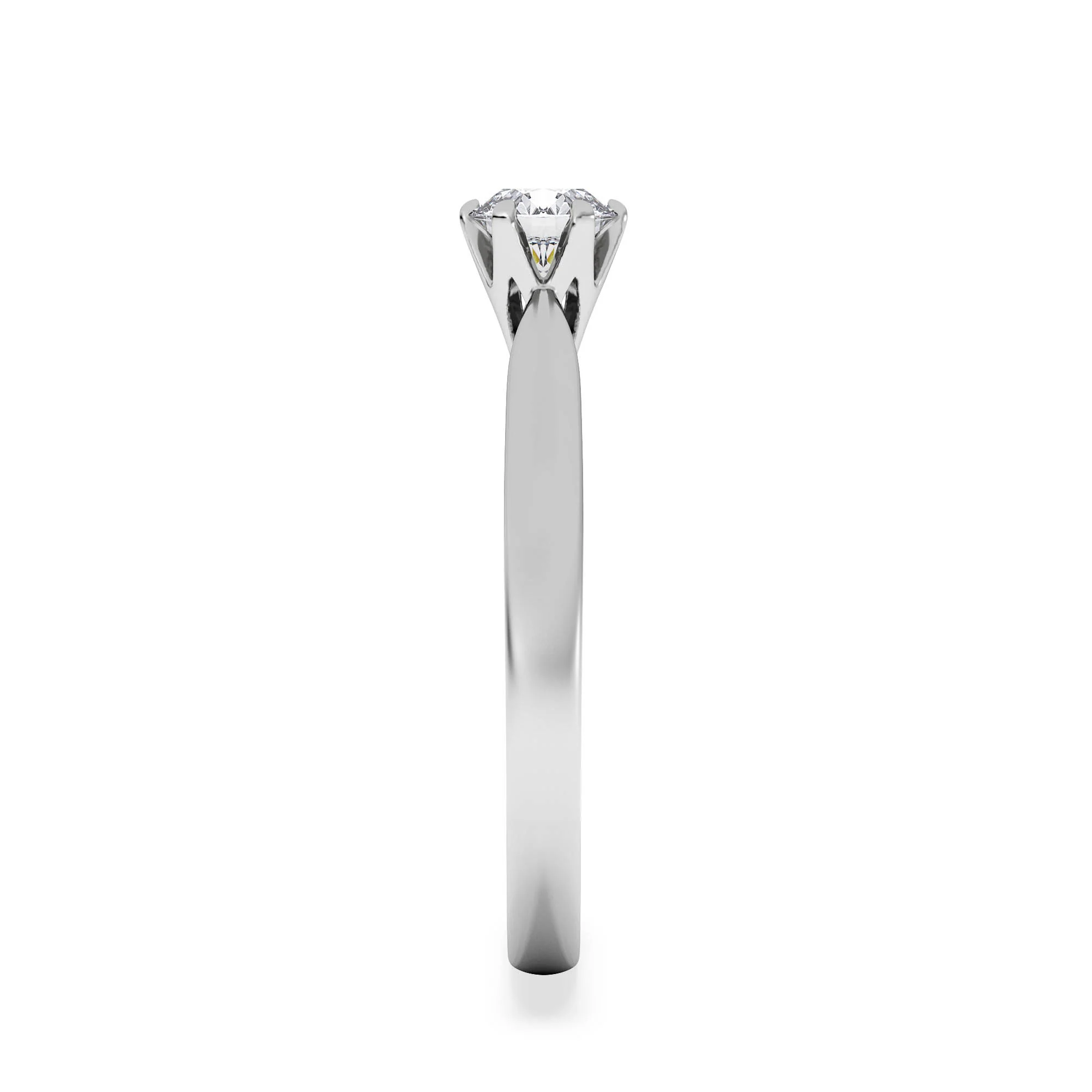 Certified High Set Chloe 18K White Gold Diamond Engagement Ring 0.50CT - Image 5