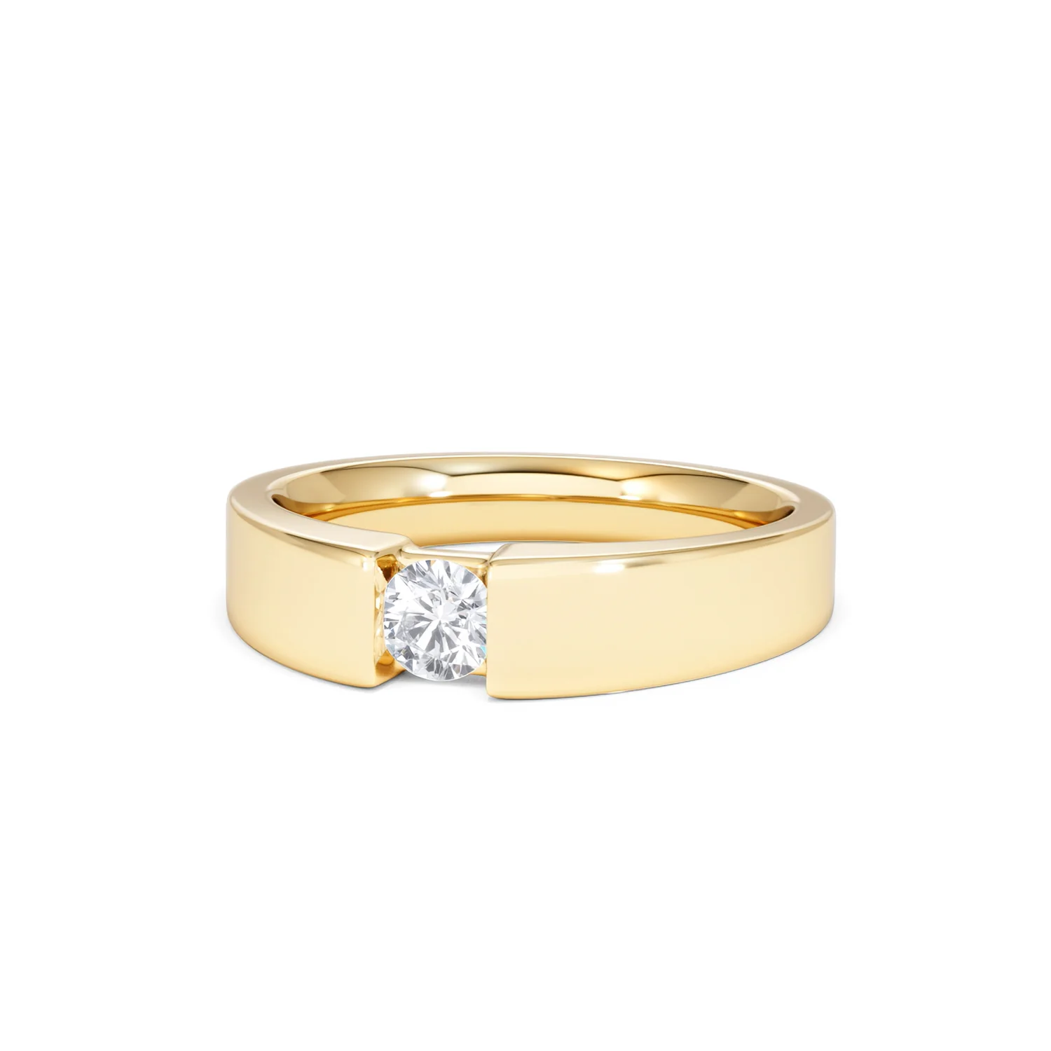 Certified Jessica 18K Gold Diamond Engagement Ring 0.25CT - Image 84