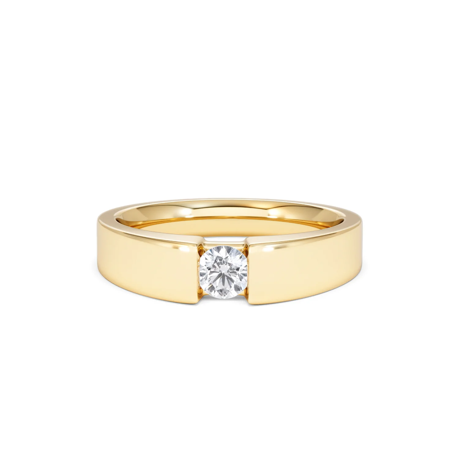 Certified Jessica 18K Gold Diamond Engagement Ring 0.25CT - Image 87