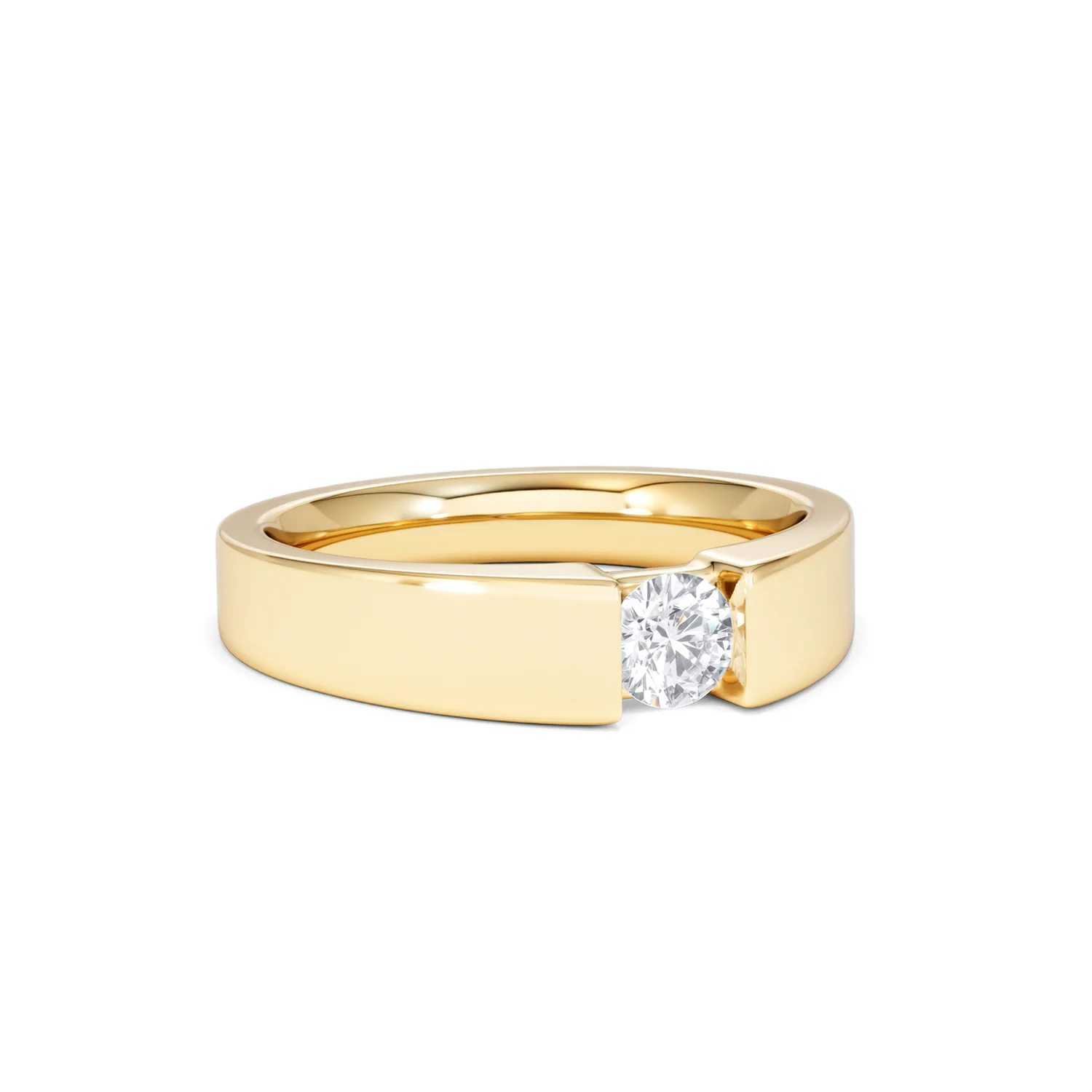 Certified Jessica 18K Gold Diamond Engagement Ring 0.33CT - Image 15