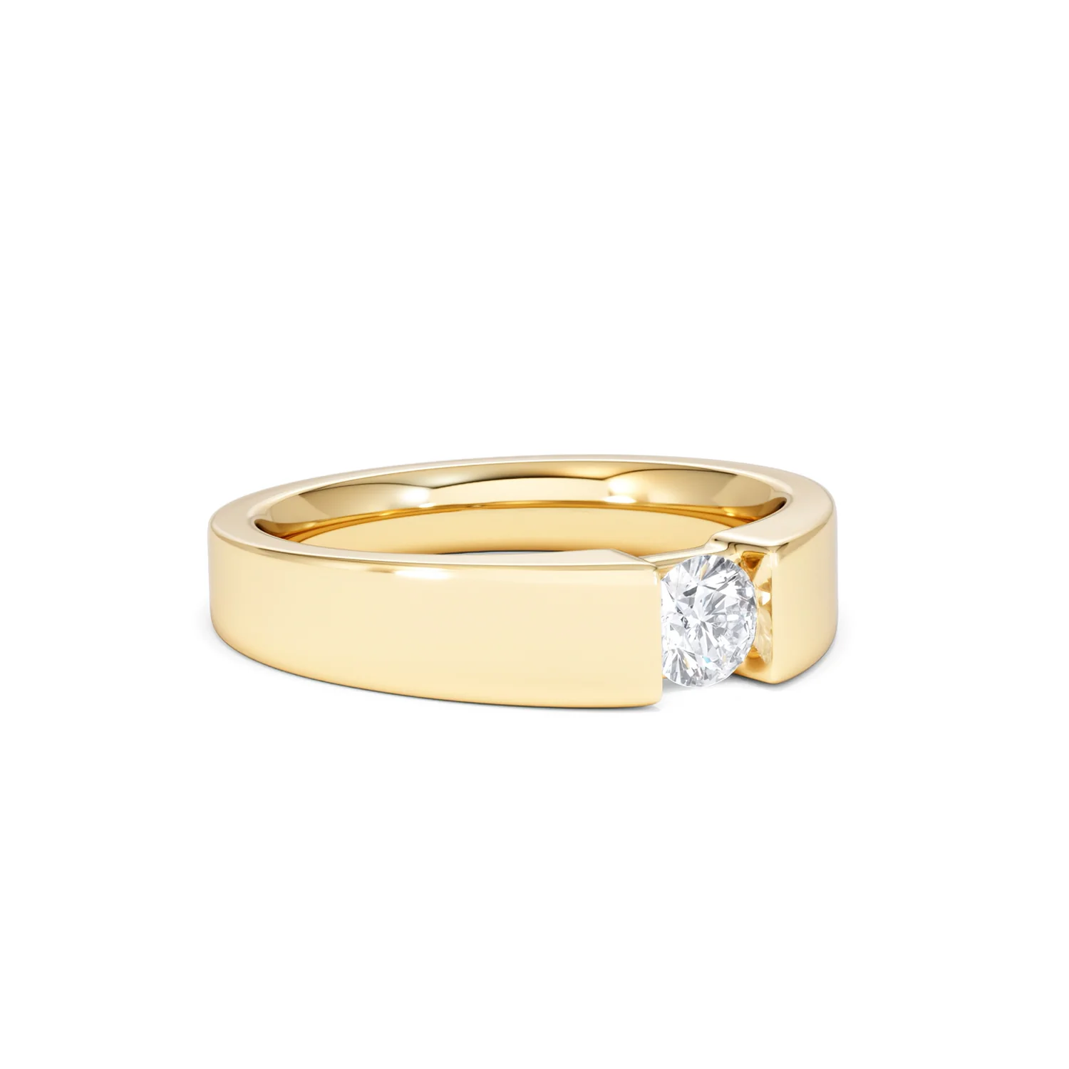 Certified Jessica 18K Gold Diamond Engagement Ring 0.33CT - Image 17