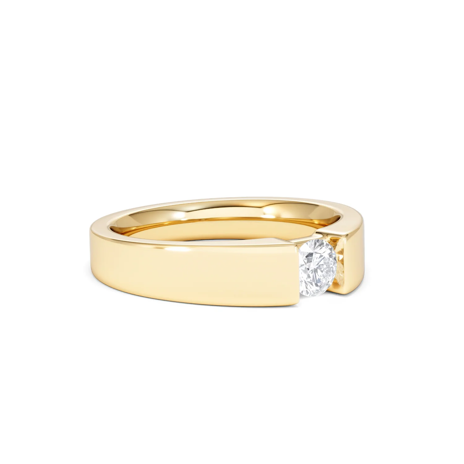 Certified Jessica 18K Gold Diamond Engagement Ring 0.33CT - Image 18
