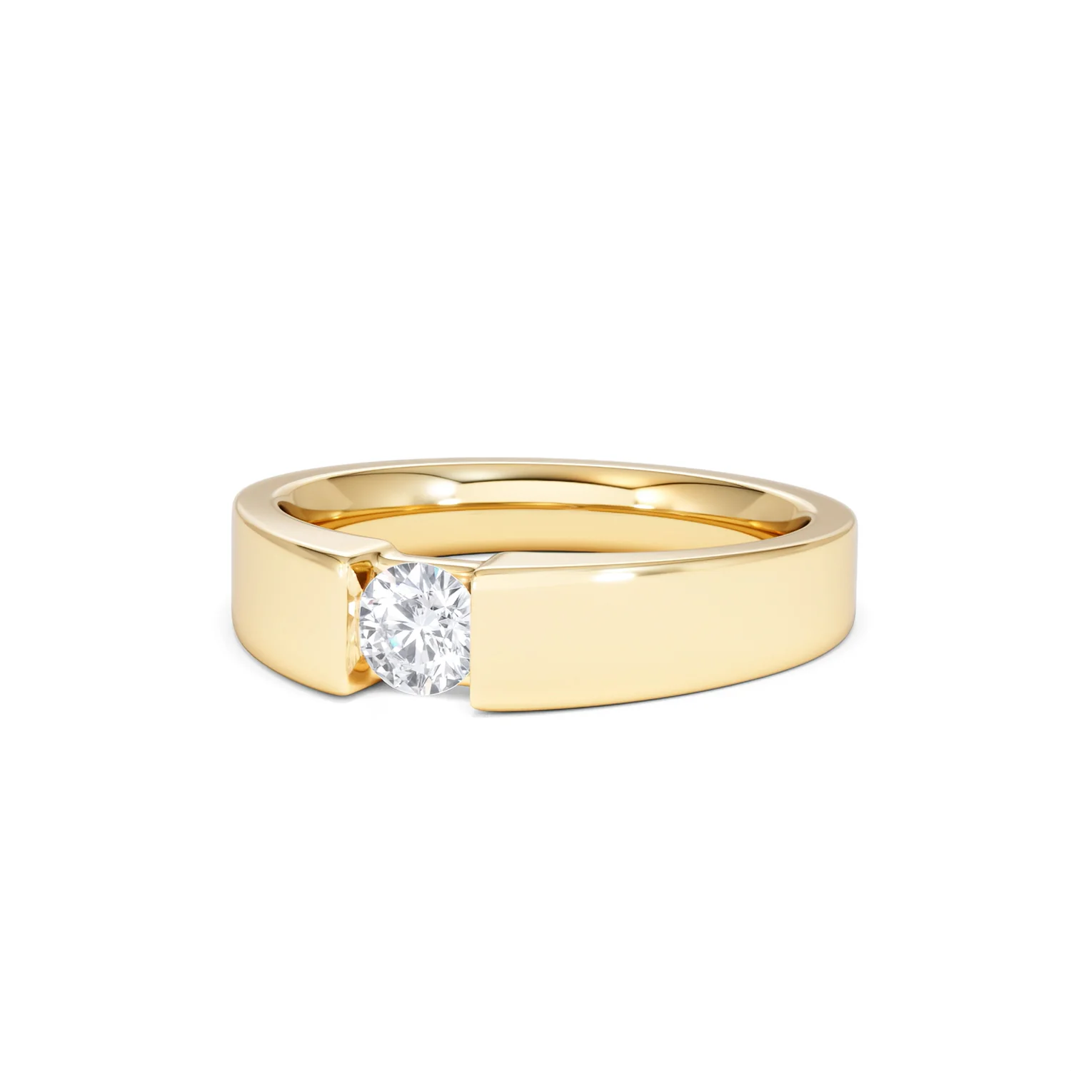 Certified Jessica 18K Gold Diamond Engagement Ring 0.33CT - Image 85