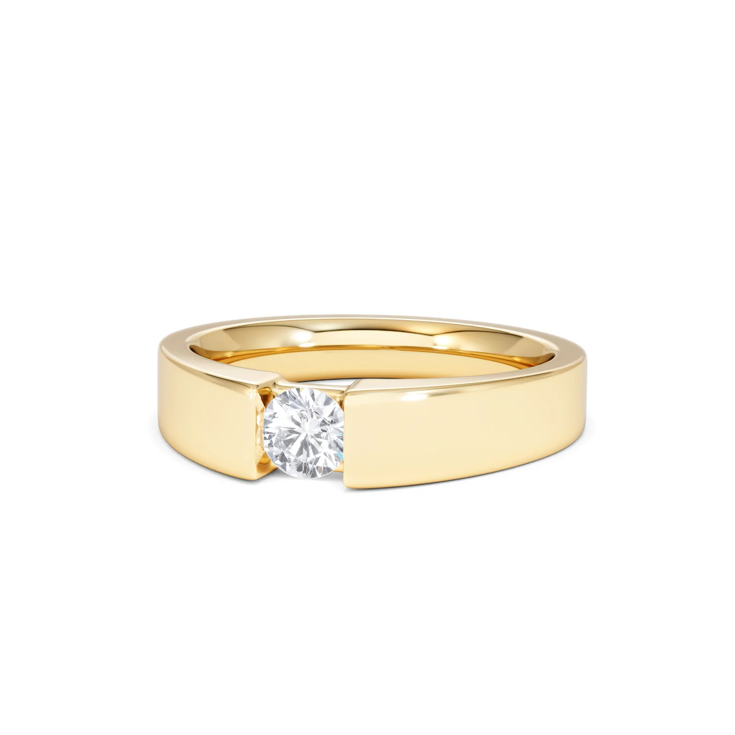 Certified Jessica 18K Gold Diamond Engagement Ring 0.33CT - Image 86