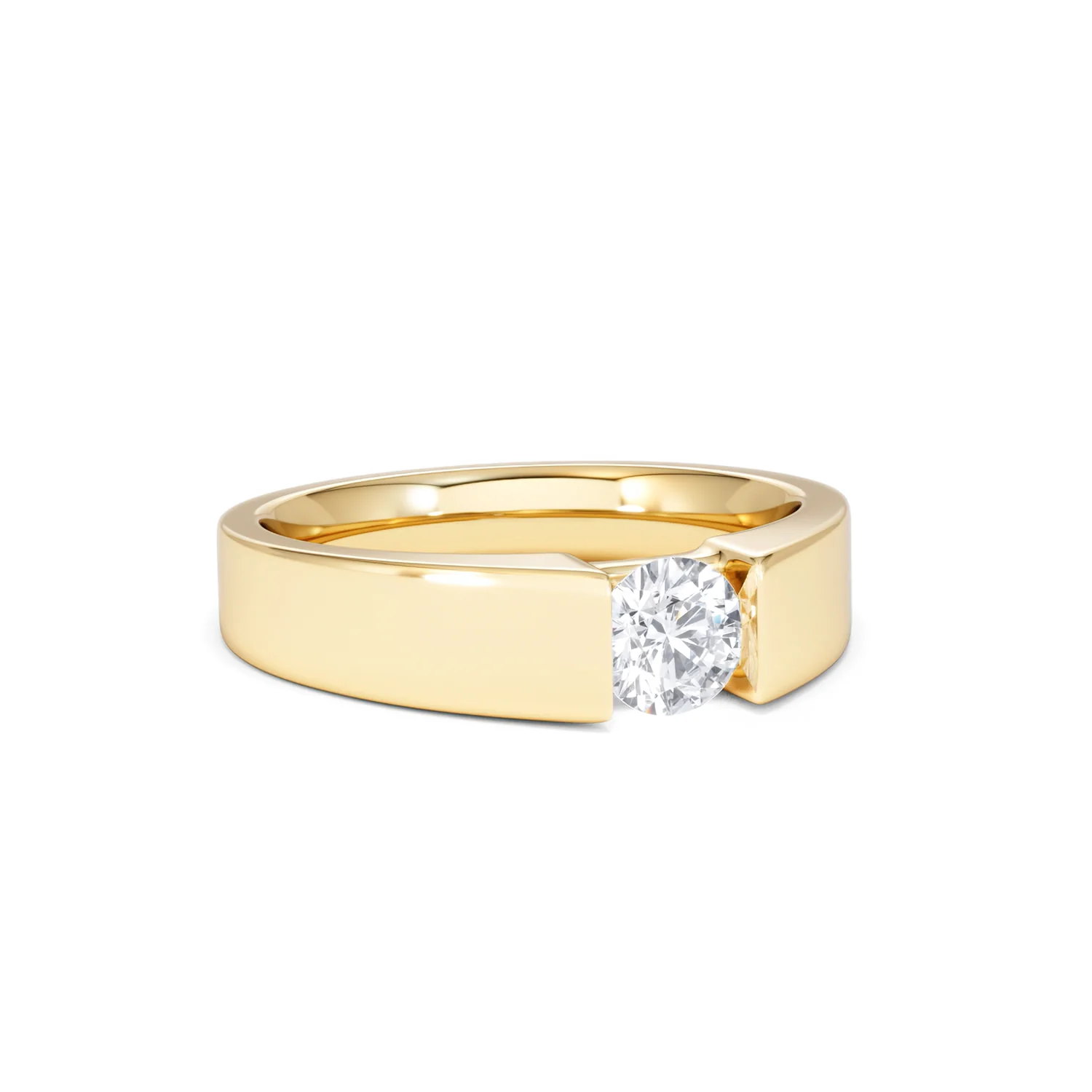 Certified Jessica 18K Gold Diamond Engagement Ring 0.50CT - Image 13