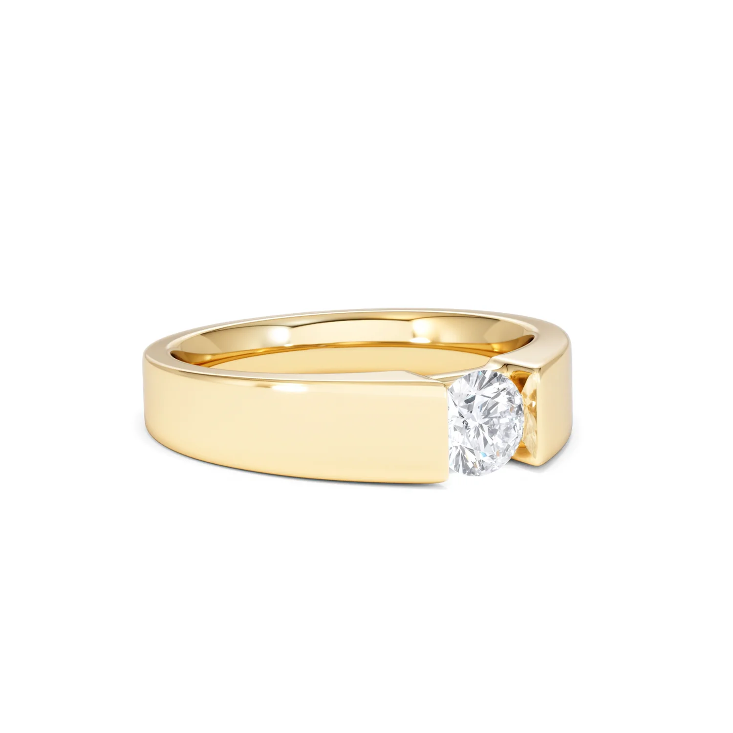 Certified Jessica 18K Gold Diamond Engagement Ring 0.50CT - Image 15