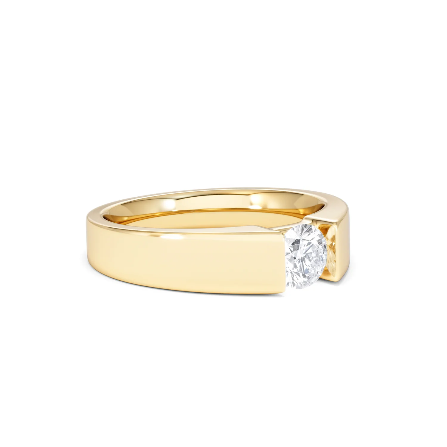 Certified Jessica 18K Gold Diamond Engagement Ring 0.50CT - Image 16