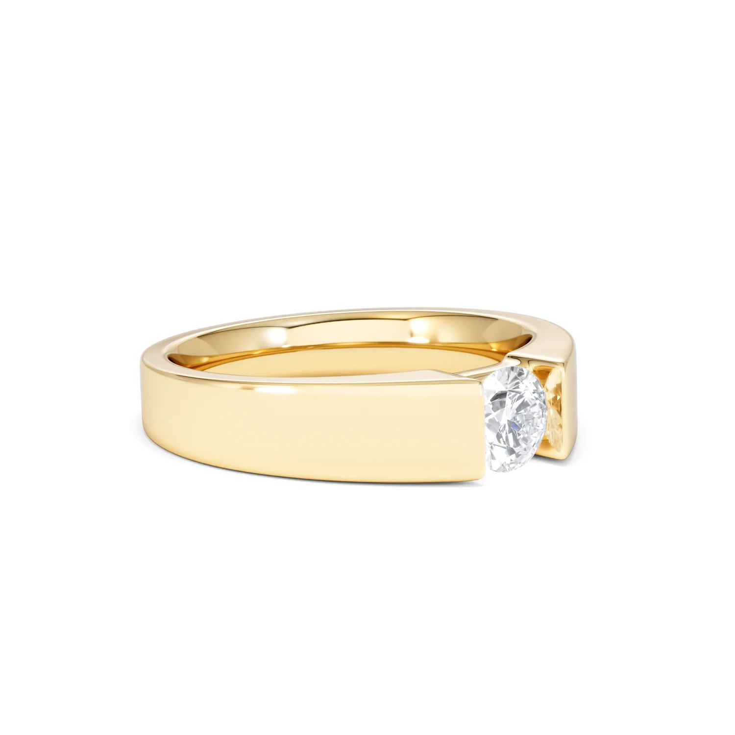 Certified Jessica 18K Gold Diamond Engagement Ring 0.50CT - Image 17