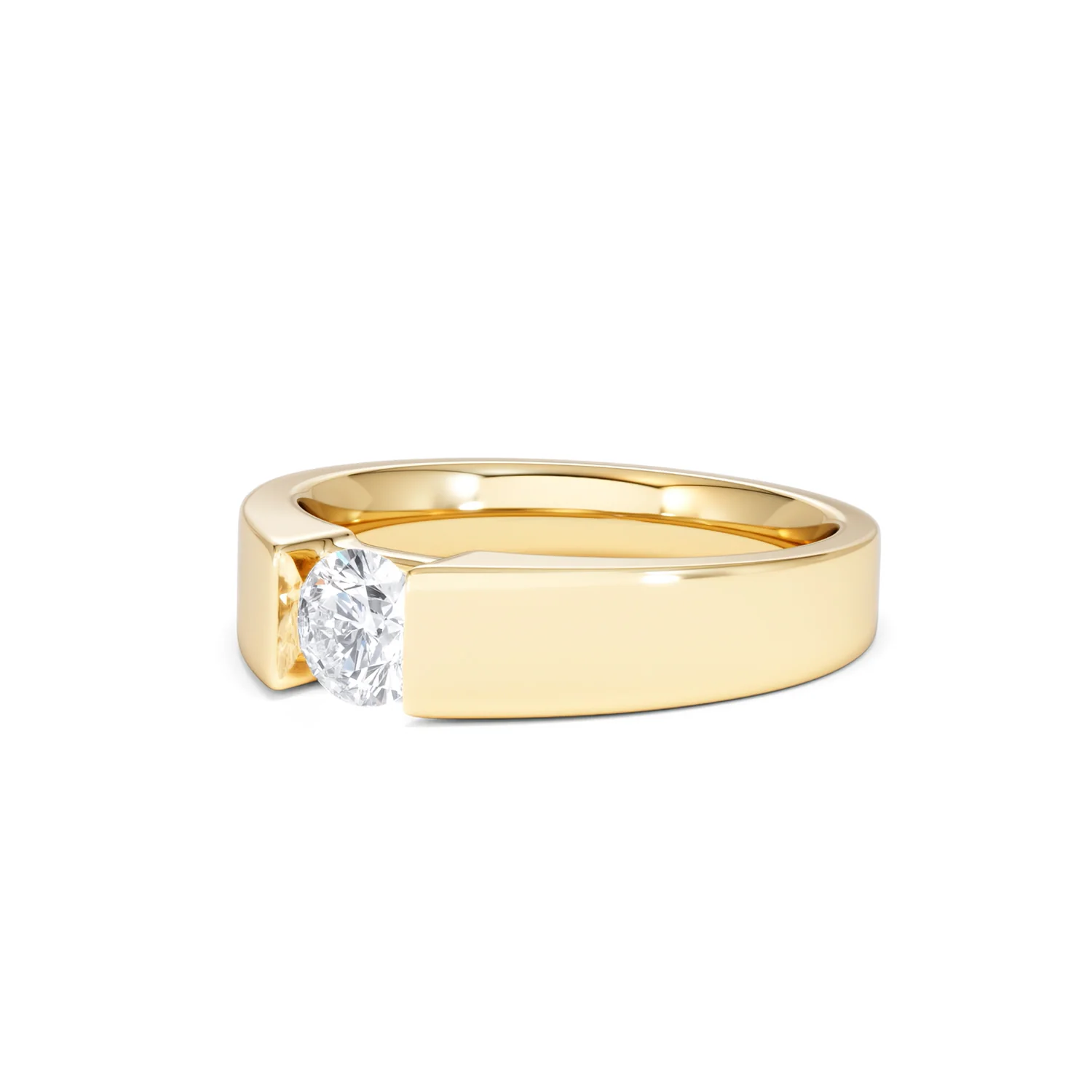 Certified Jessica 18K Gold Diamond Engagement Ring 0.50CT - Image 80