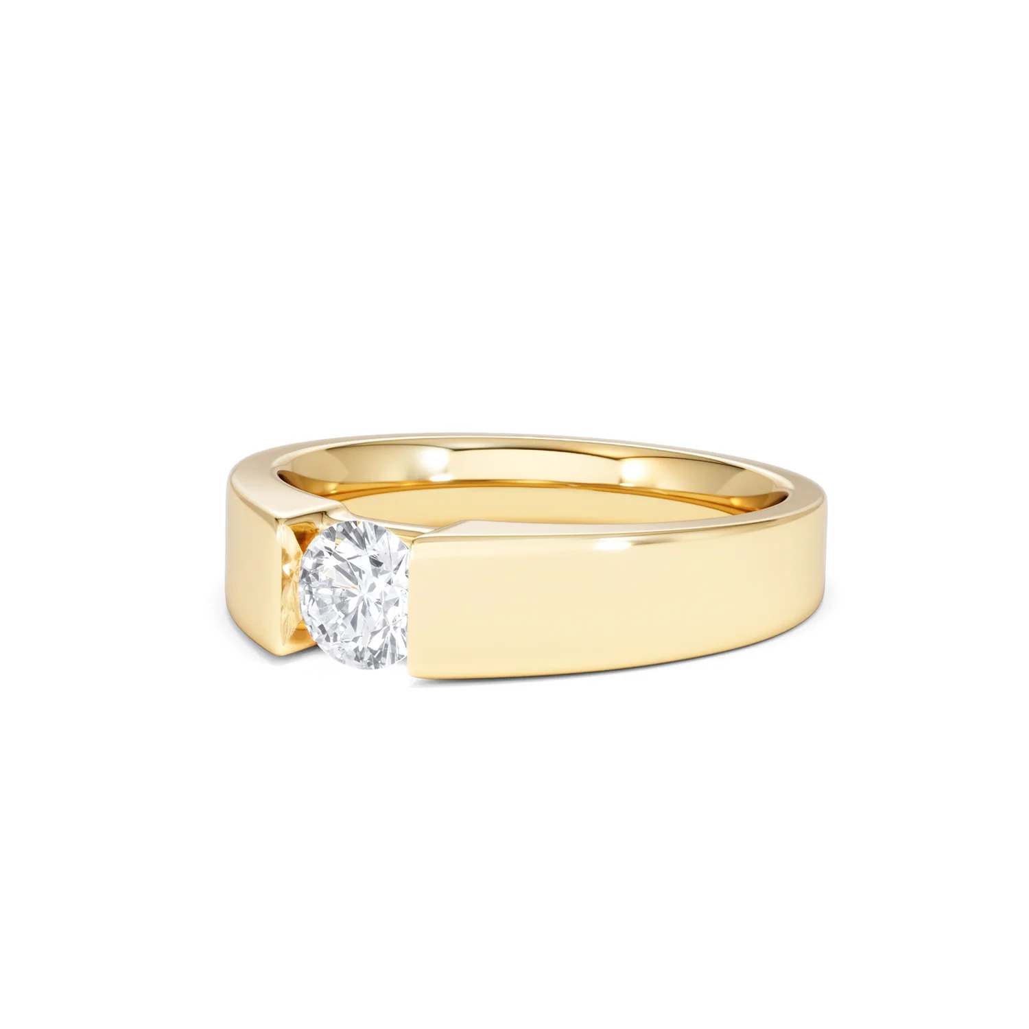 Certified Jessica 18K Gold Diamond Engagement Ring 0.50CT - Image 81