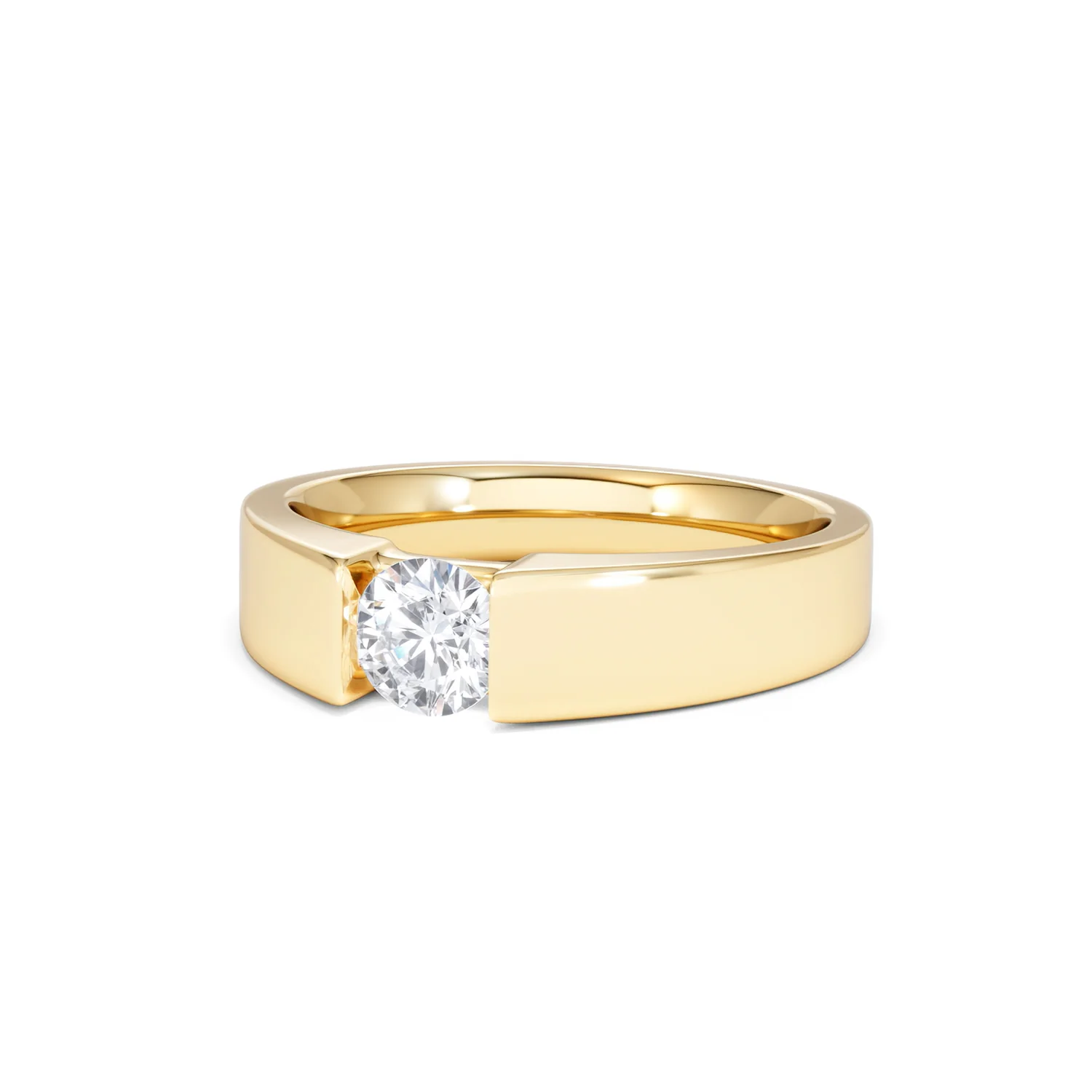 Certified Jessica 18K Gold Diamond Engagement Ring 0.50CT - Image 83