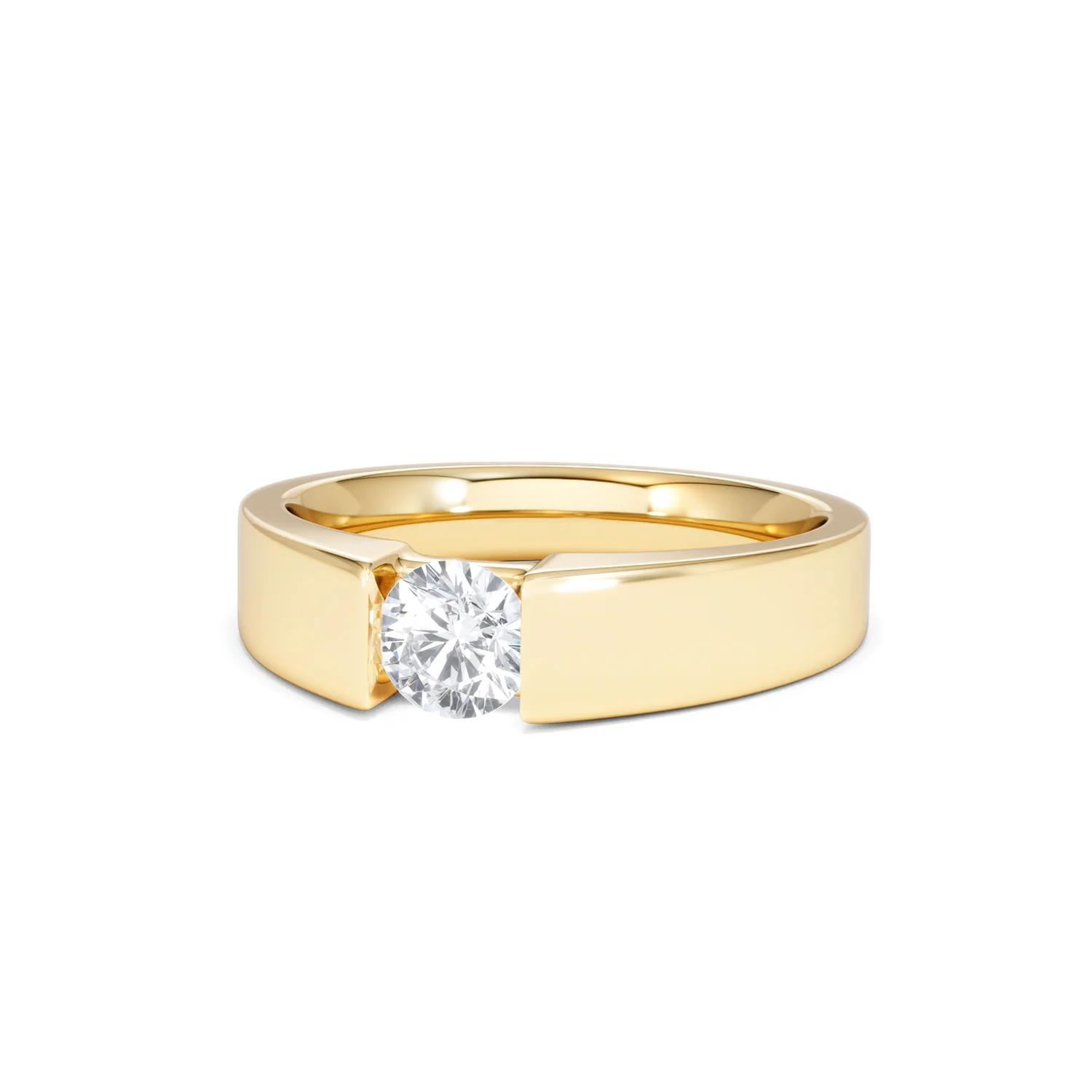 Certified Jessica 18K Gold Diamond Engagement Ring 0.50CT - Image 84