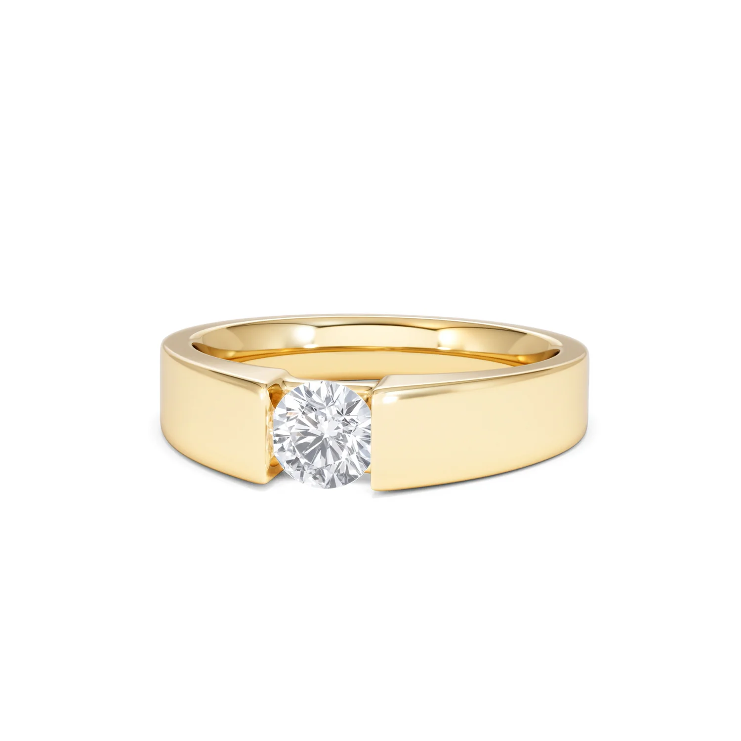 Certified Jessica 18K Gold Diamond Engagement Ring 0.50CT - Image 85