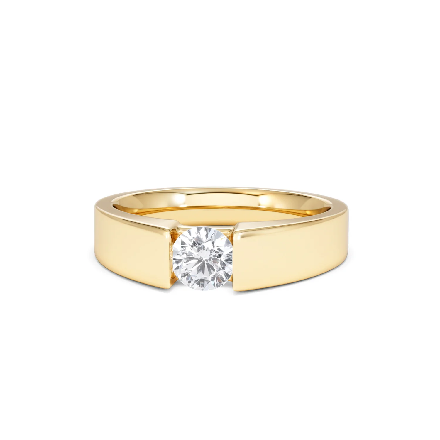 Certified Jessica 18K Gold Diamond Engagement Ring 0.50CT - Image 86