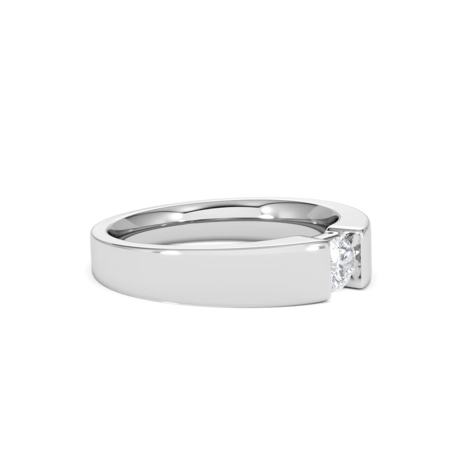 Certified Jessica 18K White Gold Diamond Engagement Ring 0.25CT-G-H/SI - Image 19