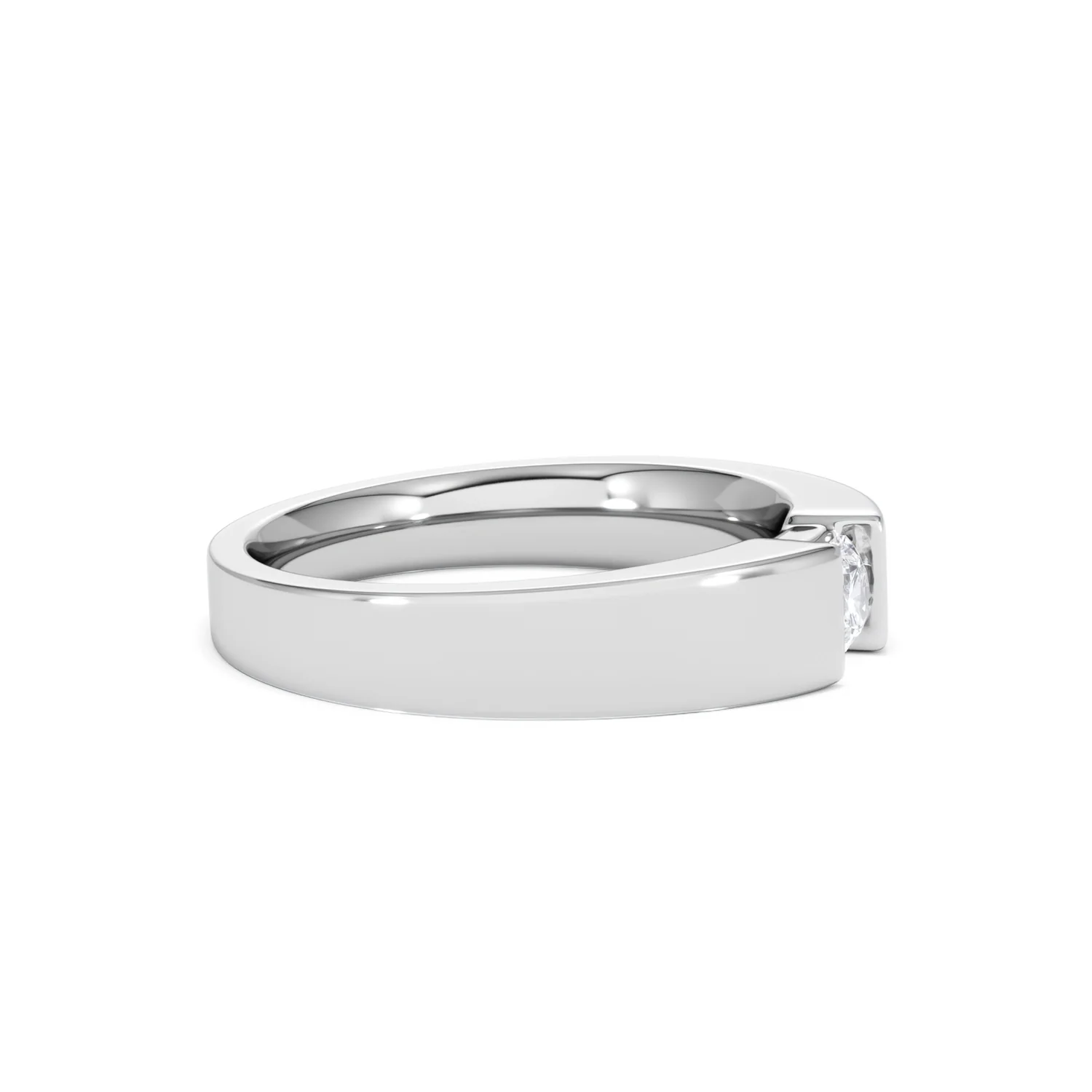 Certified Jessica 18K White Gold Diamond Engagement Ring 0.25CT-G-H/SI - Image 23