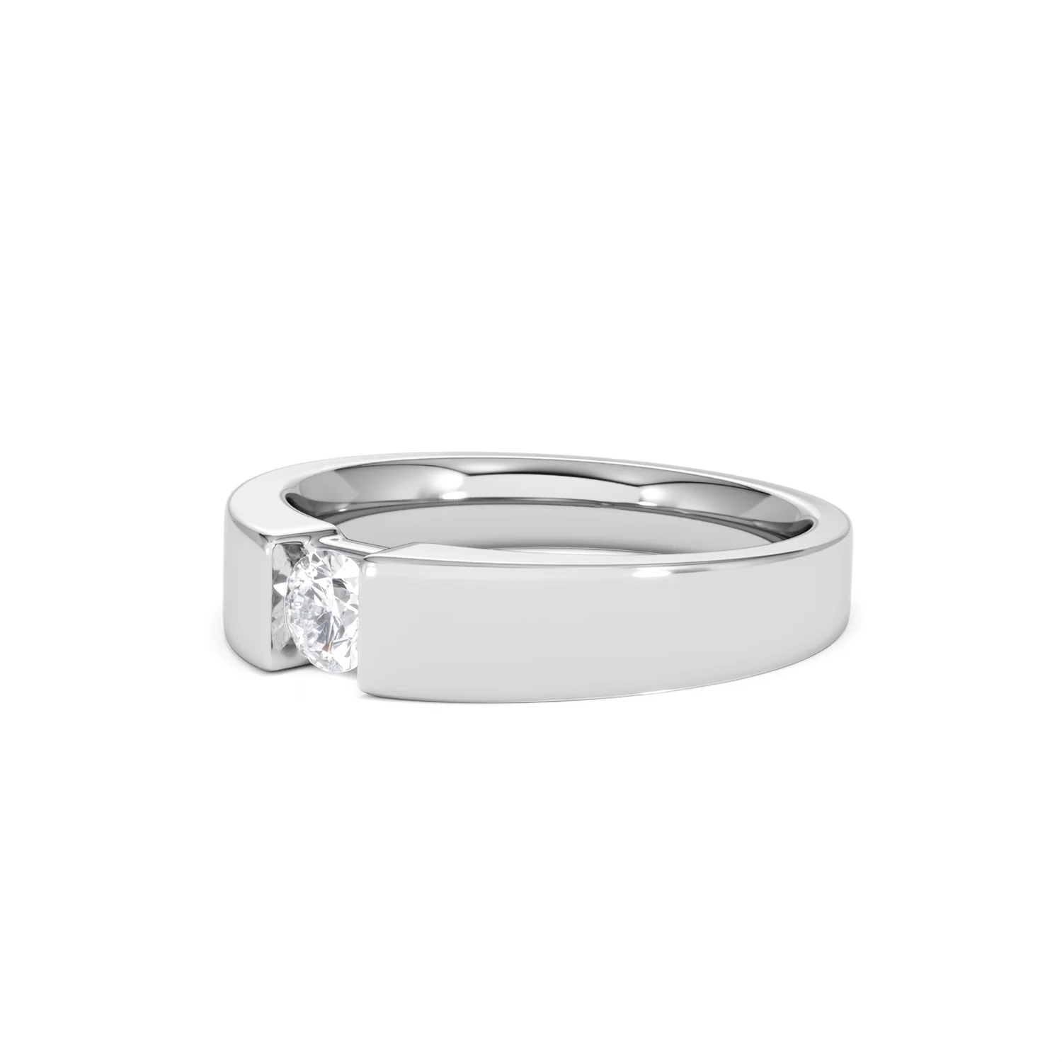 Certified Jessica 18K White Gold Diamond Engagement Ring 0.25CT-G-H/SI - Image 79