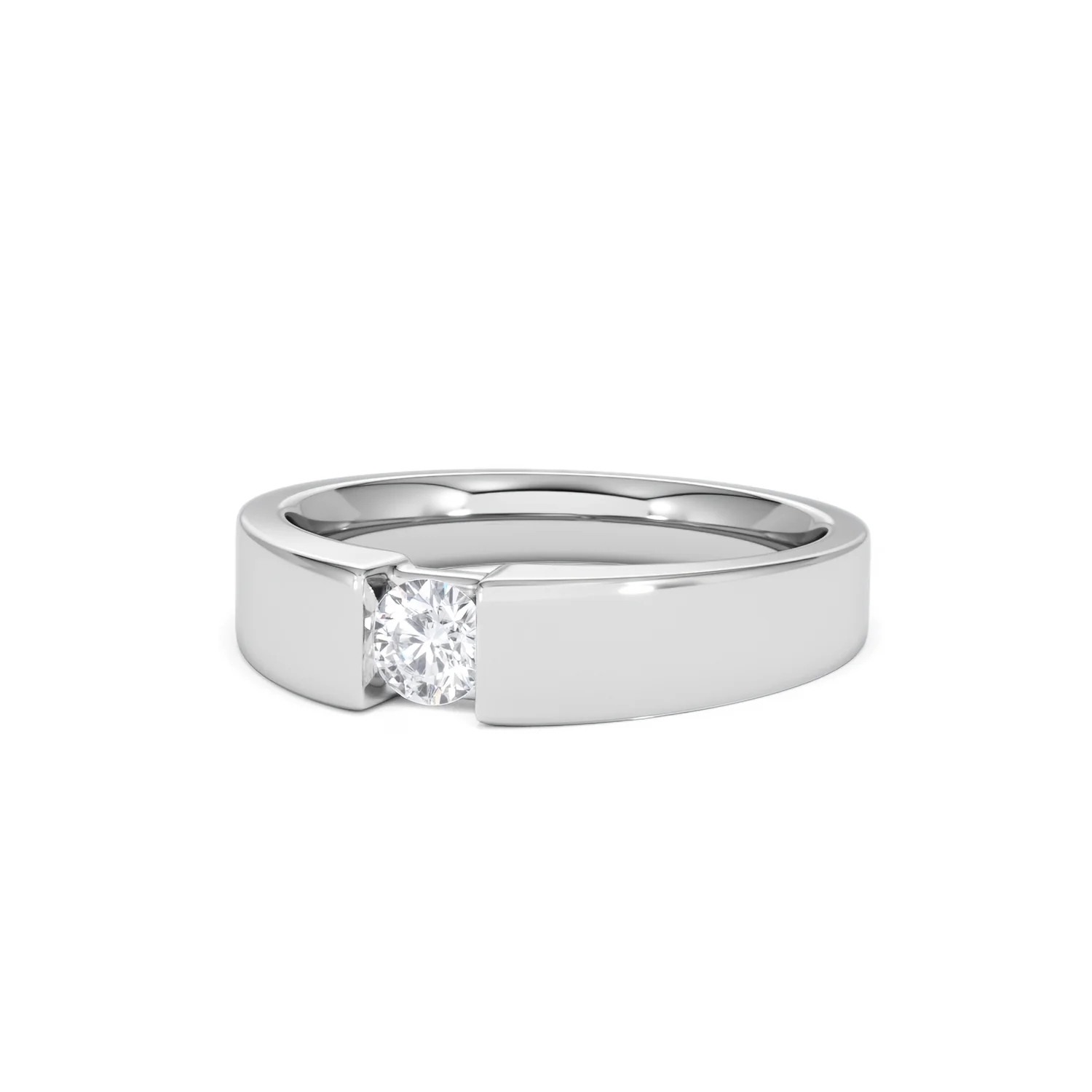 Certified Jessica 18K White Gold Diamond Engagement Ring 0.25CT-G-H/SI - Image 83