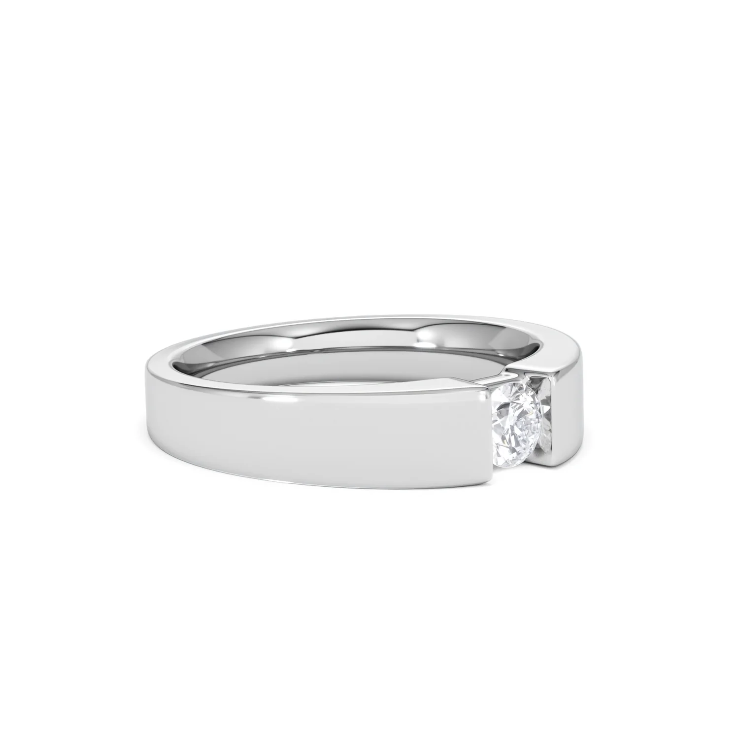 Certified Jessica 18K White Gold Diamond Engagement Ring 0.25CT - Image 17