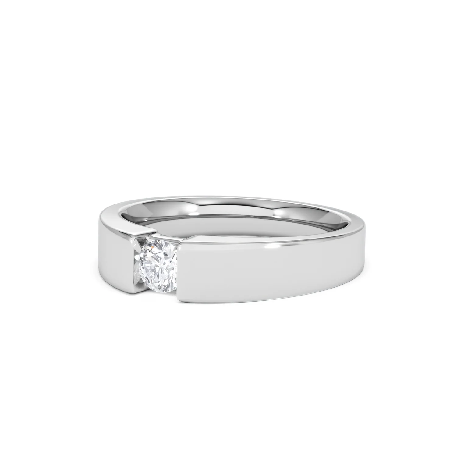Certified Jessica 18K White Gold Diamond Engagement Ring 0.25CT - Image 81
