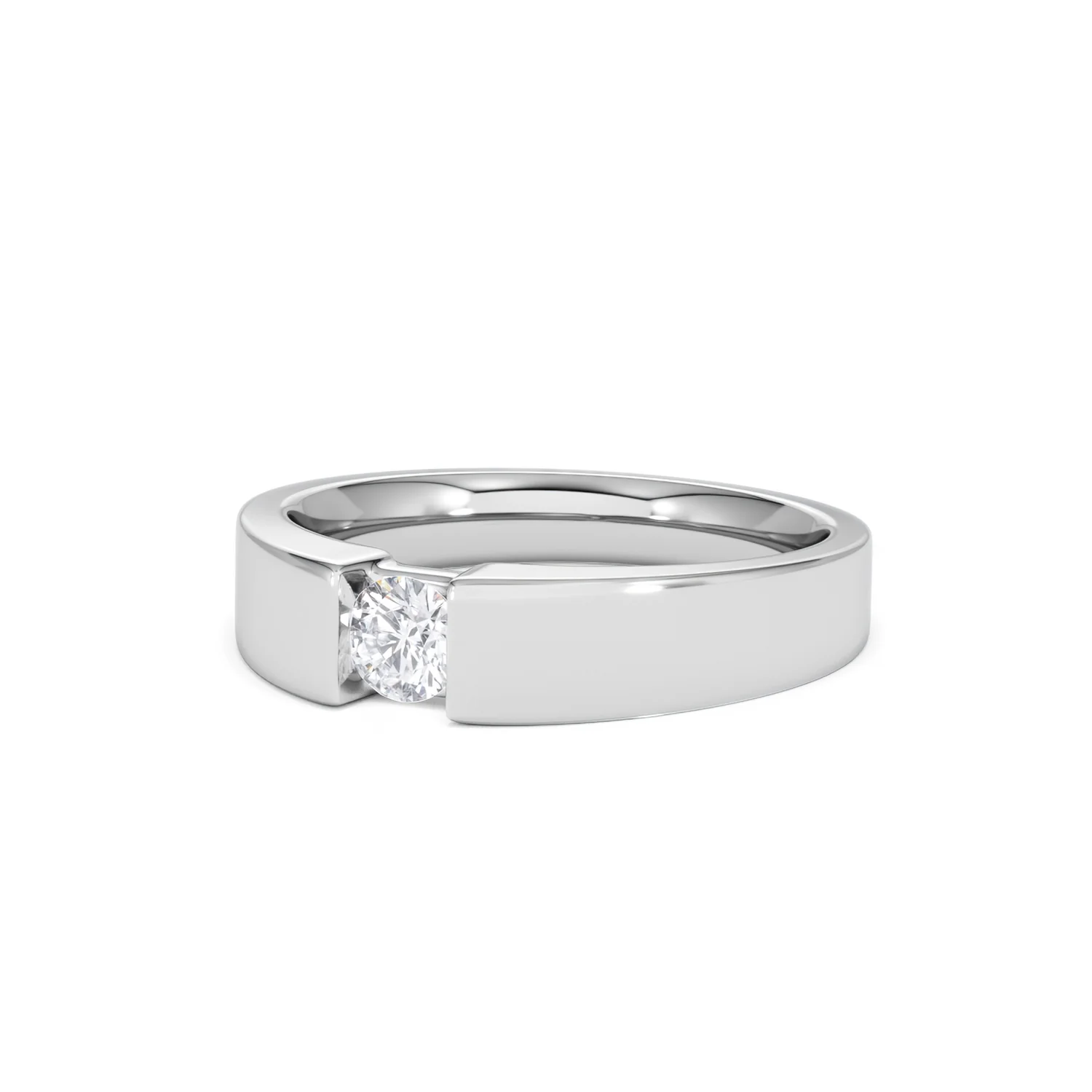 Certified Jessica 18K White Gold Diamond Engagement Ring 0.25CT - Image 82