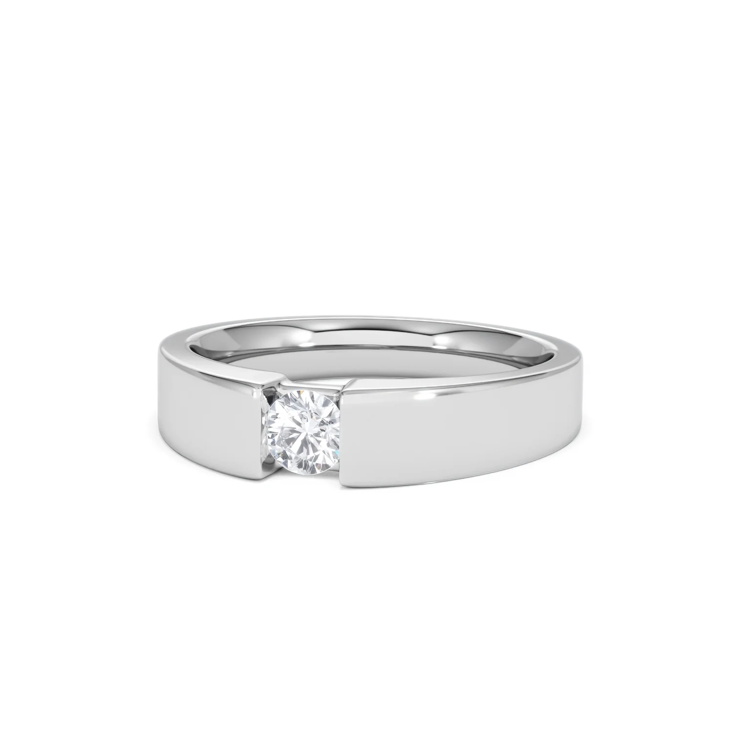 Certified Jessica 18K White Gold Diamond Engagement Ring 0.25CT - Image 84