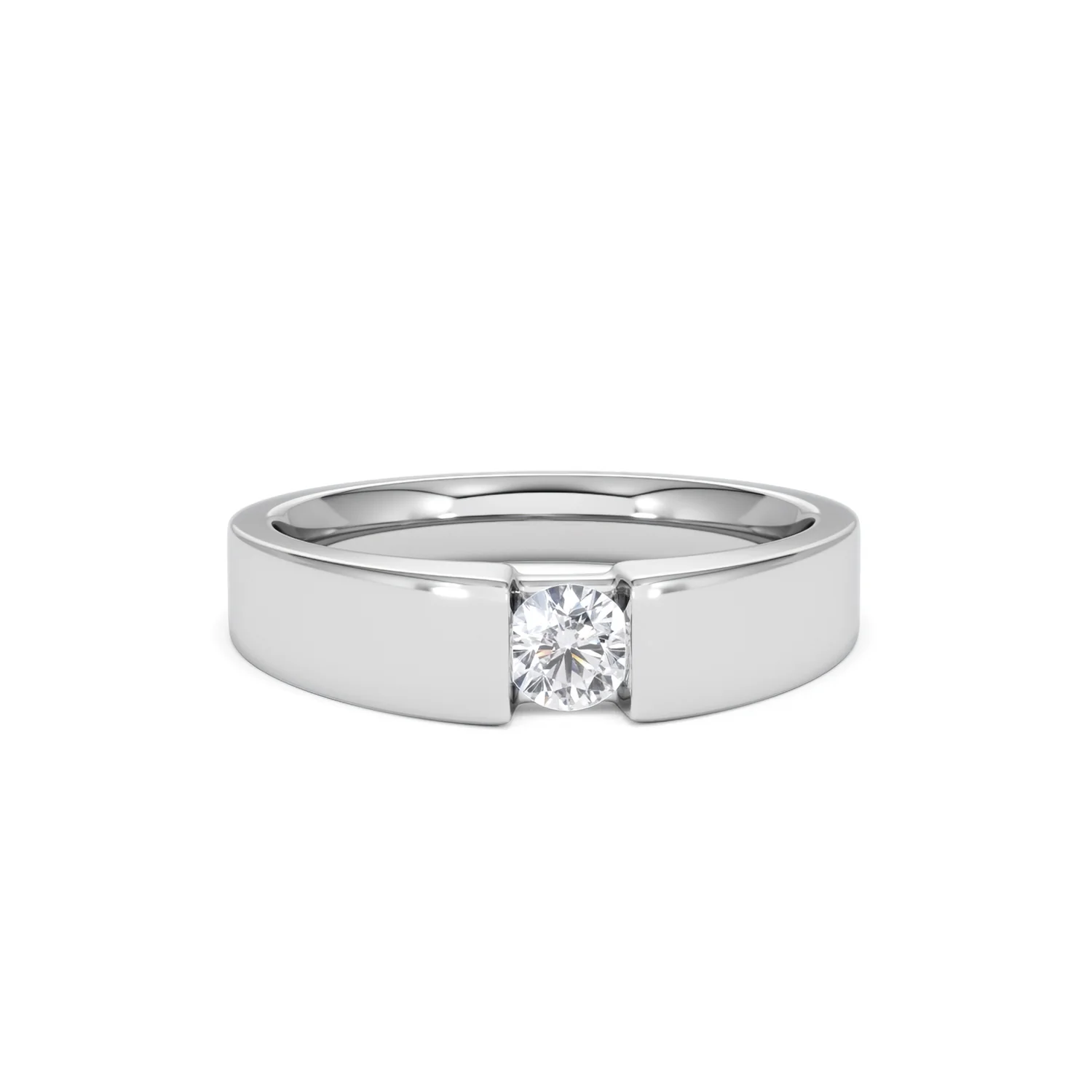 Certified Jessica 18K White Gold Diamond Engagement Ring 0.25CT - Image 9