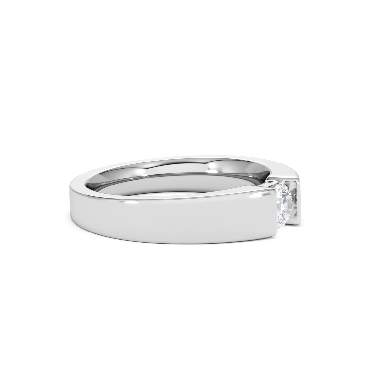 Certified Jessica 18K White Gold Diamond Engagement Ring 0.33CT-F-G/VS - Image 22