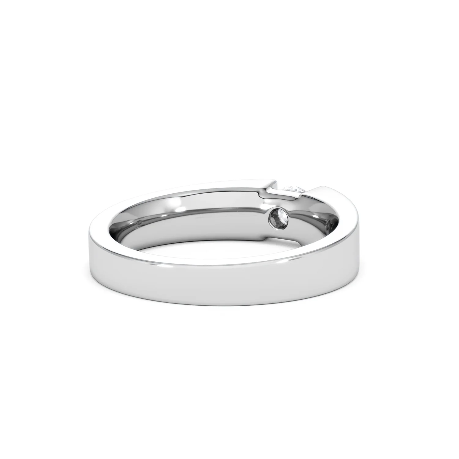 Certified Jessica 18K White Gold Diamond Engagement Ring 0.33CT-F-G/VS - Image 42