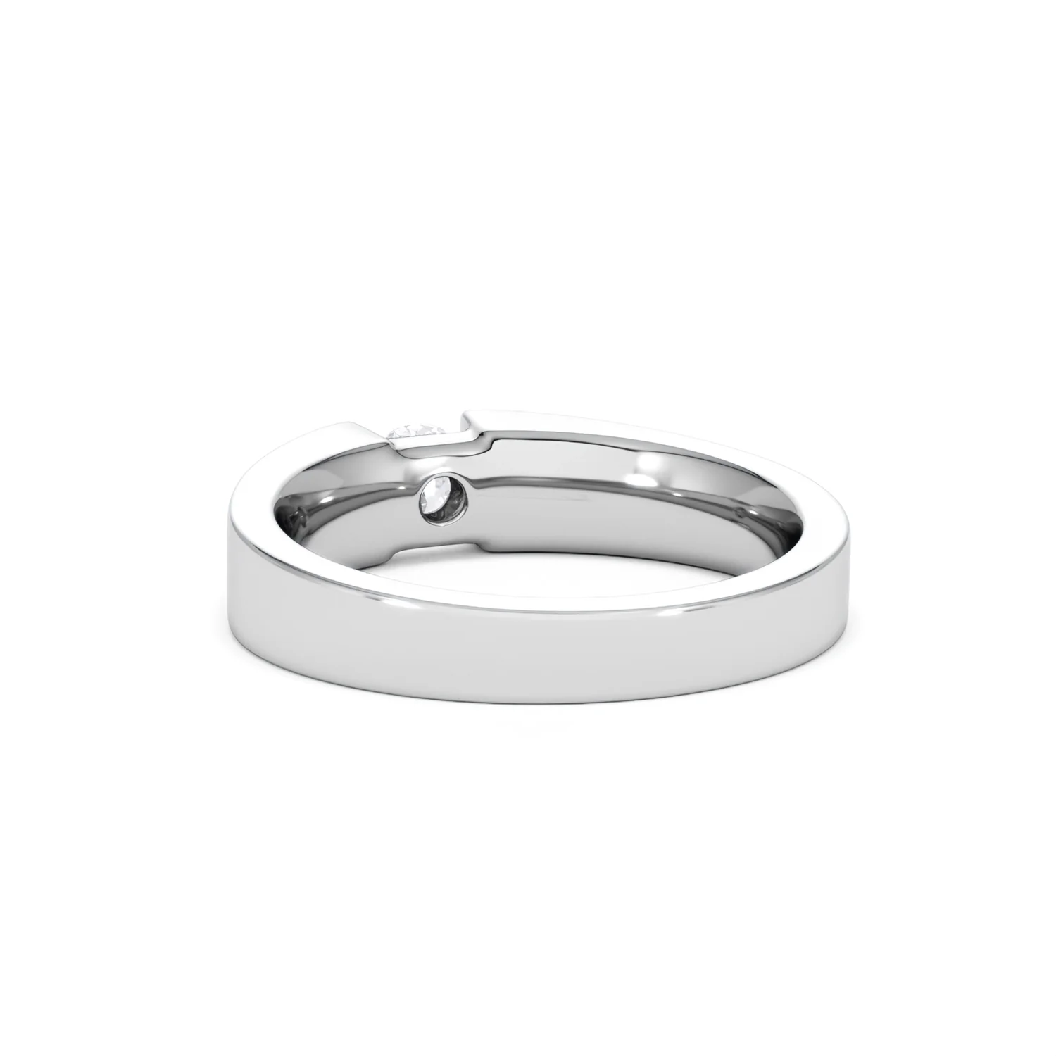 Certified Jessica 18K White Gold Diamond Engagement Ring 0.33CT-F-G/VS - Image 54
